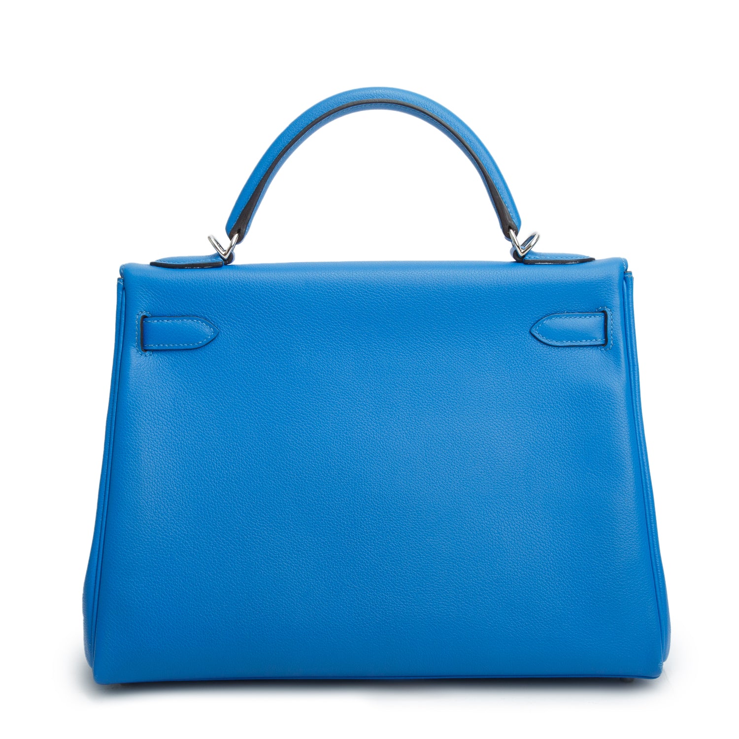 Hermes Bleu Hydra Evercolor Kelly Retourne 28 w/ Box & Strap