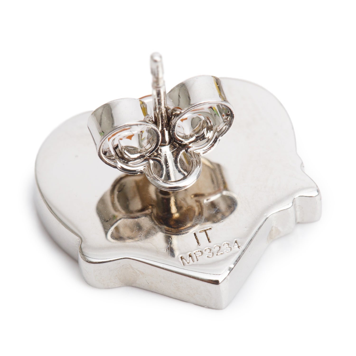 Louis Vuitton x Nigo 2021 Palladium Plated Enamel Duck, Tiger, Logo Set of 3 Stud Earrings w/ Box