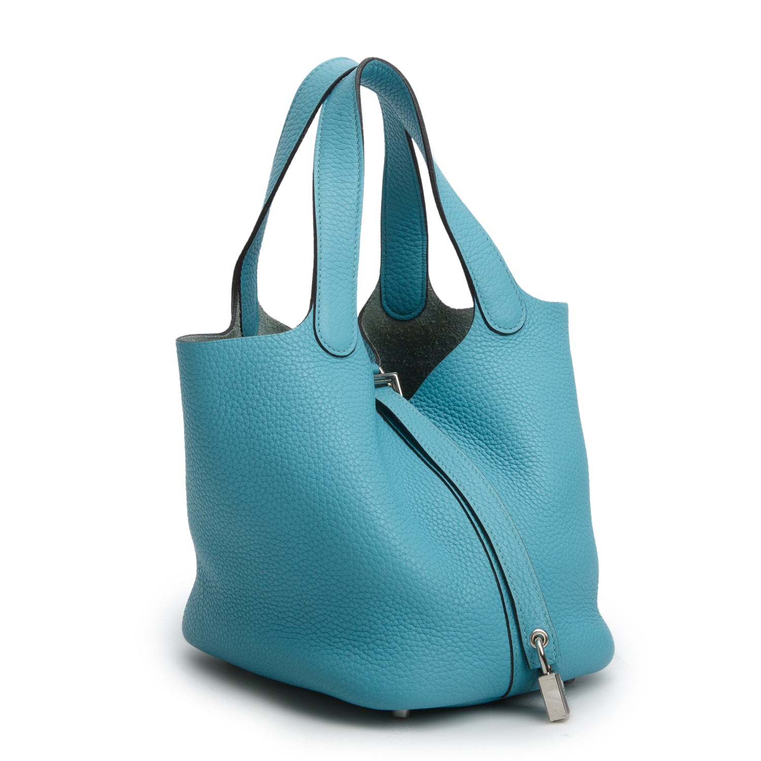 Hermes Bleu Saint Cyr Taurillon Clemence Picotin Lock 18