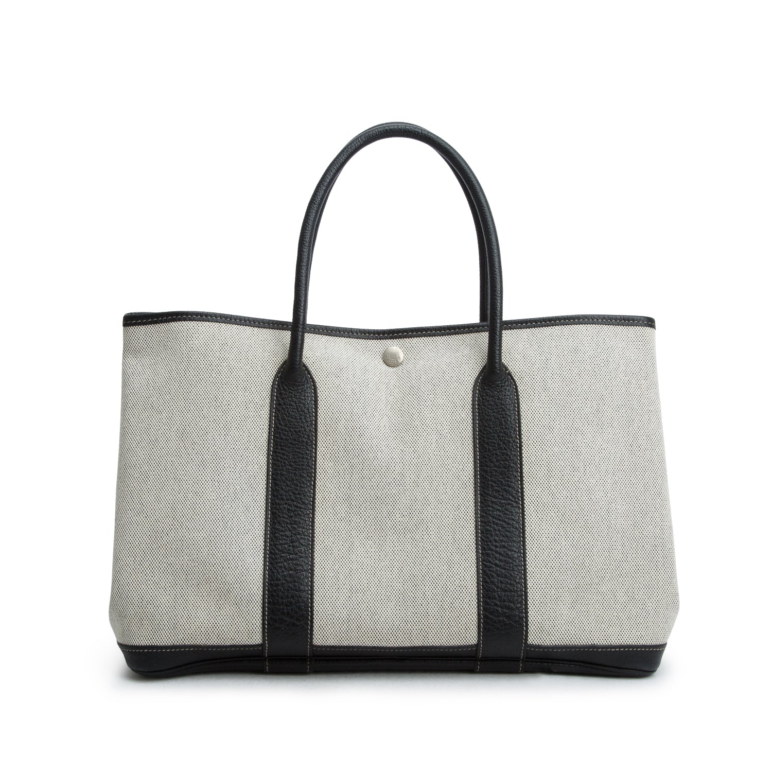 Hermes Ecru Toile Negonda Garden Party 36 MM Tote