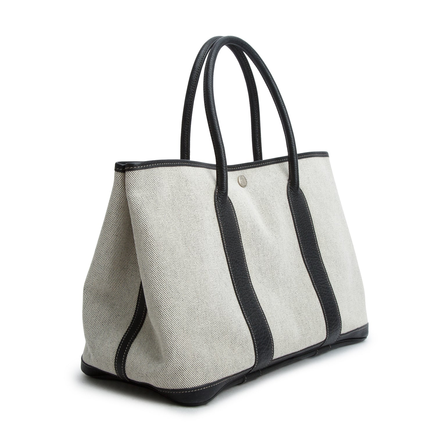 Hermes Ecru Toile Negonda Garden Party 36 MM Tote