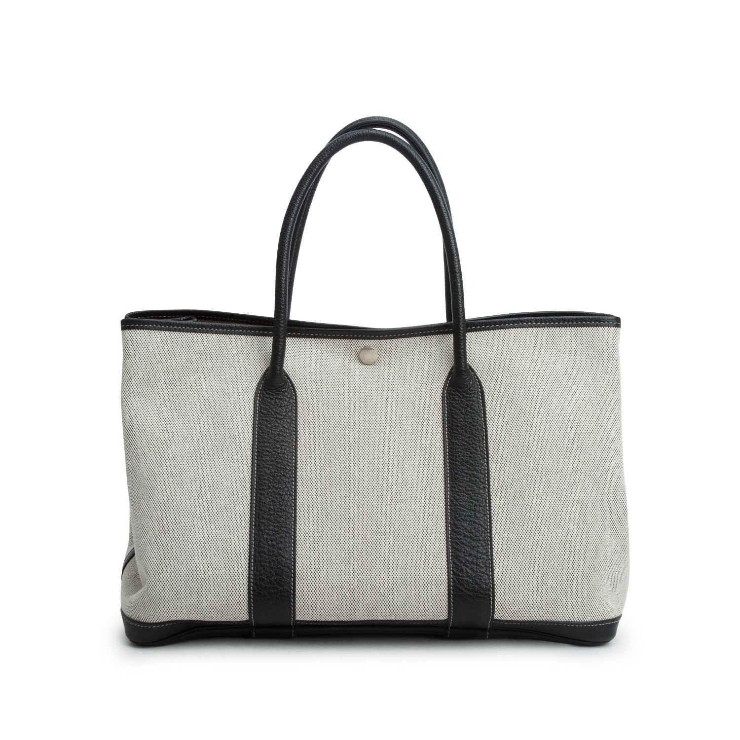 Hermes Ecru Toile Negonda Garden Party 36 MM Tote