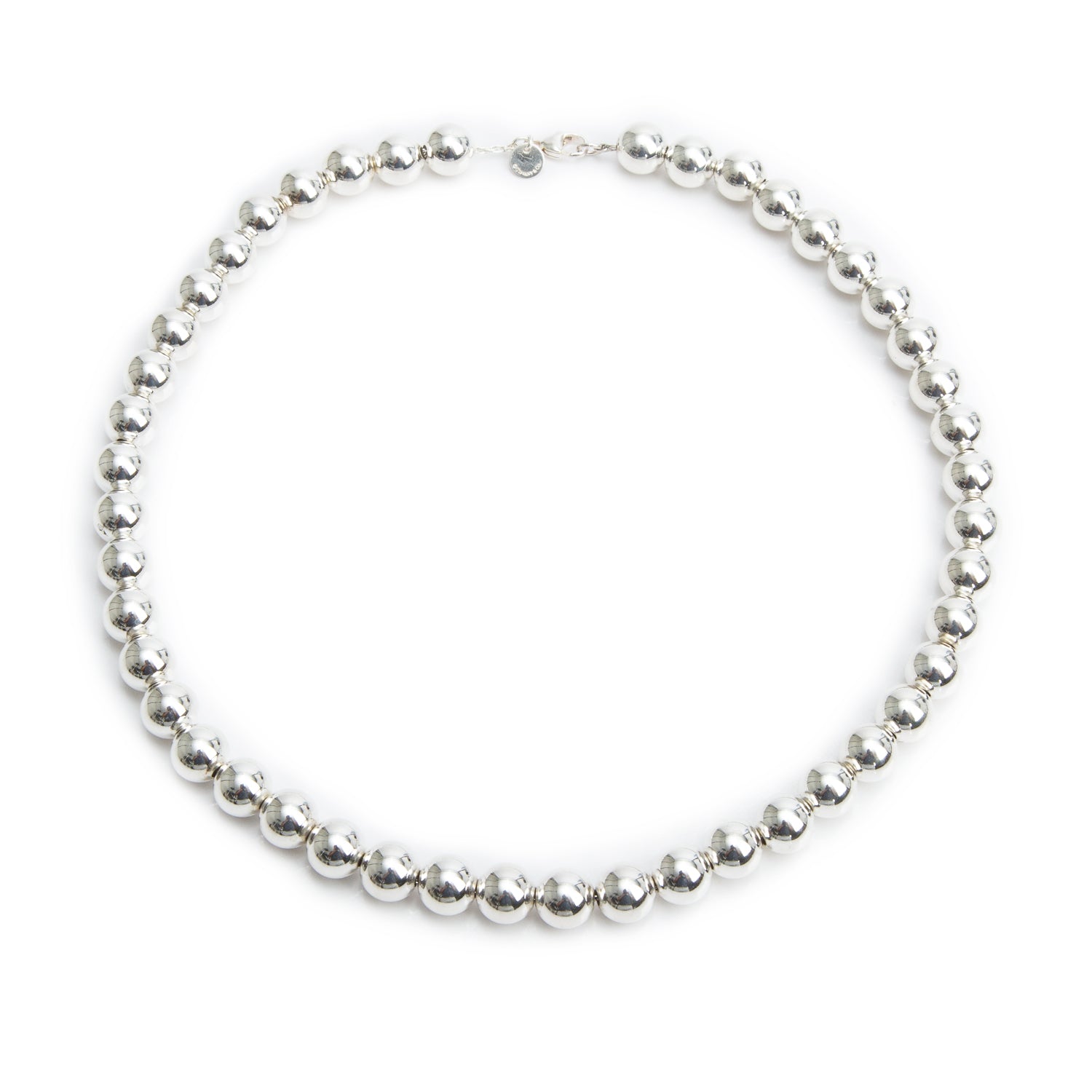 Tiffany & Co. Sterling Silver HardWear Ball Necklace