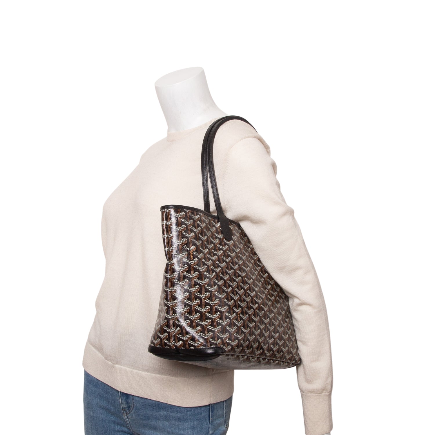 Goyard 2024 Black Goyardine Artois PM