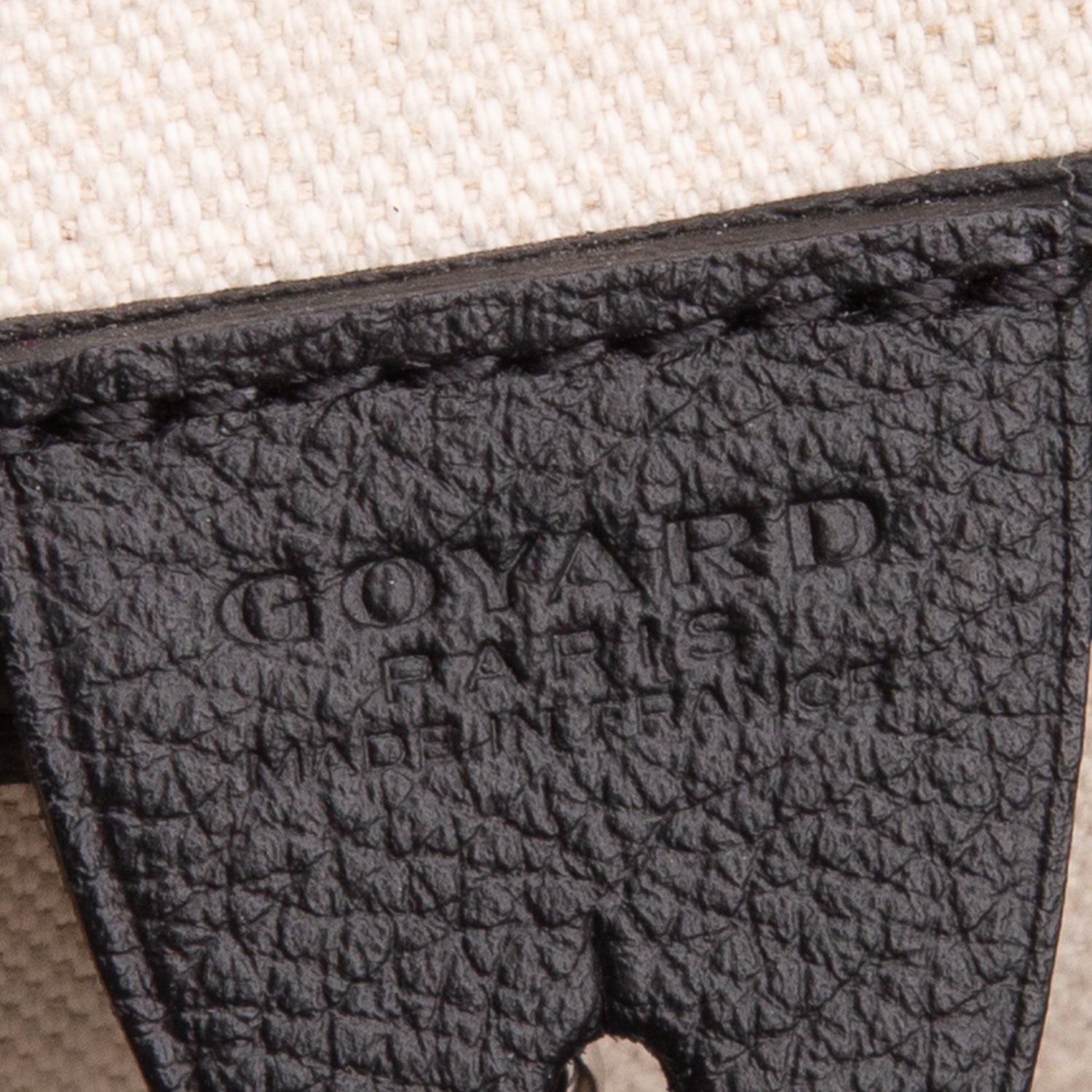 Goyard 2024 Black Goyardine Artois PM