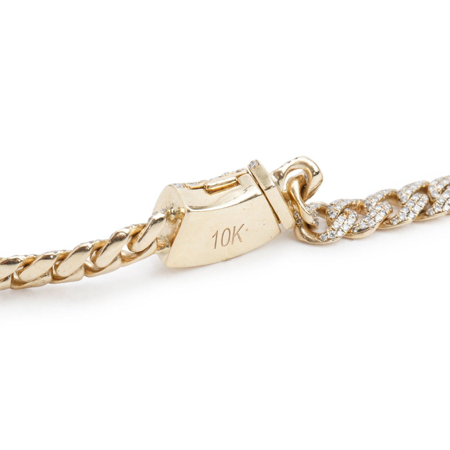 Kilani 10k Yellow Gold 5.01 tcw. Diamond Cuban Link Chain Necklace