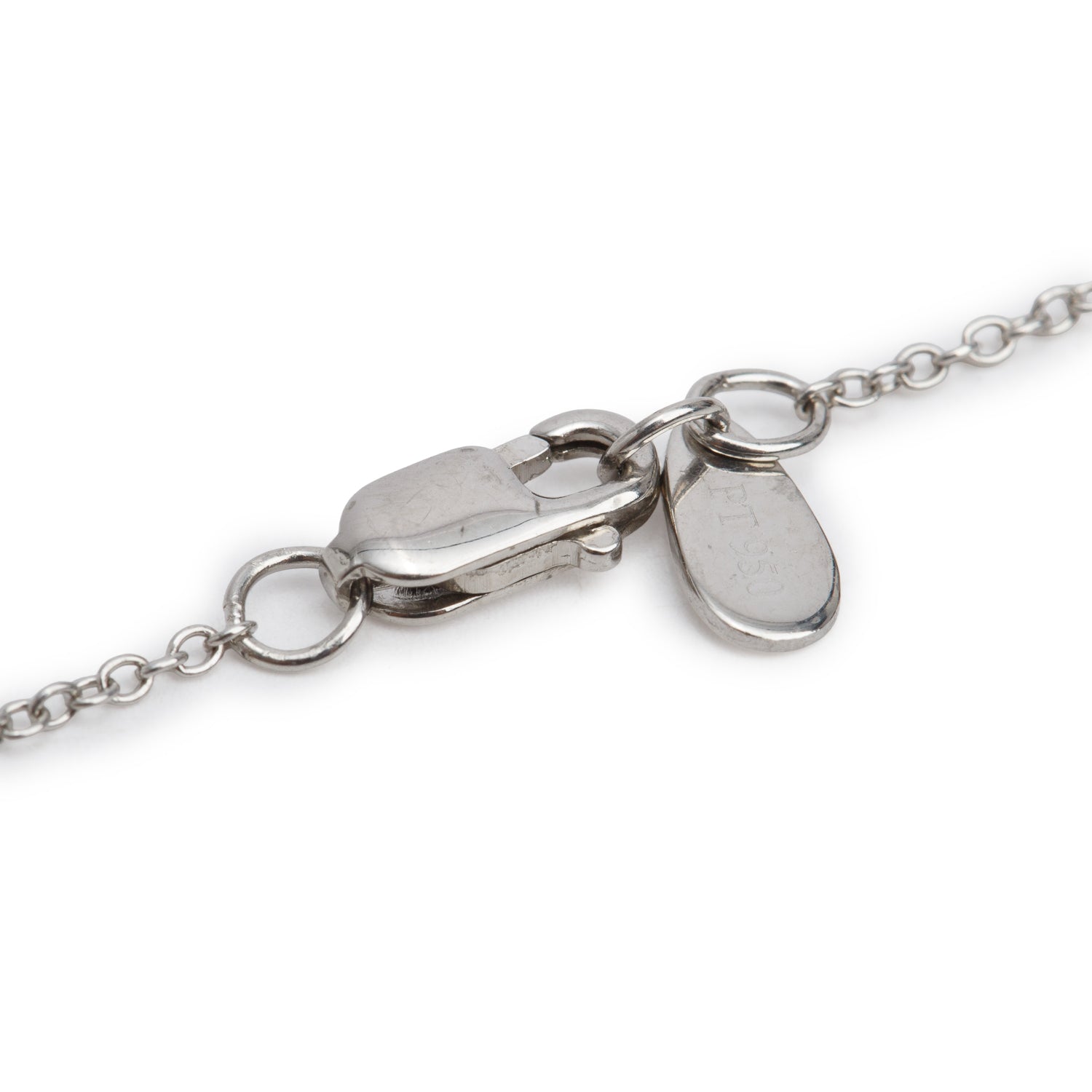 Birks Platinum Diamond Station Necklace