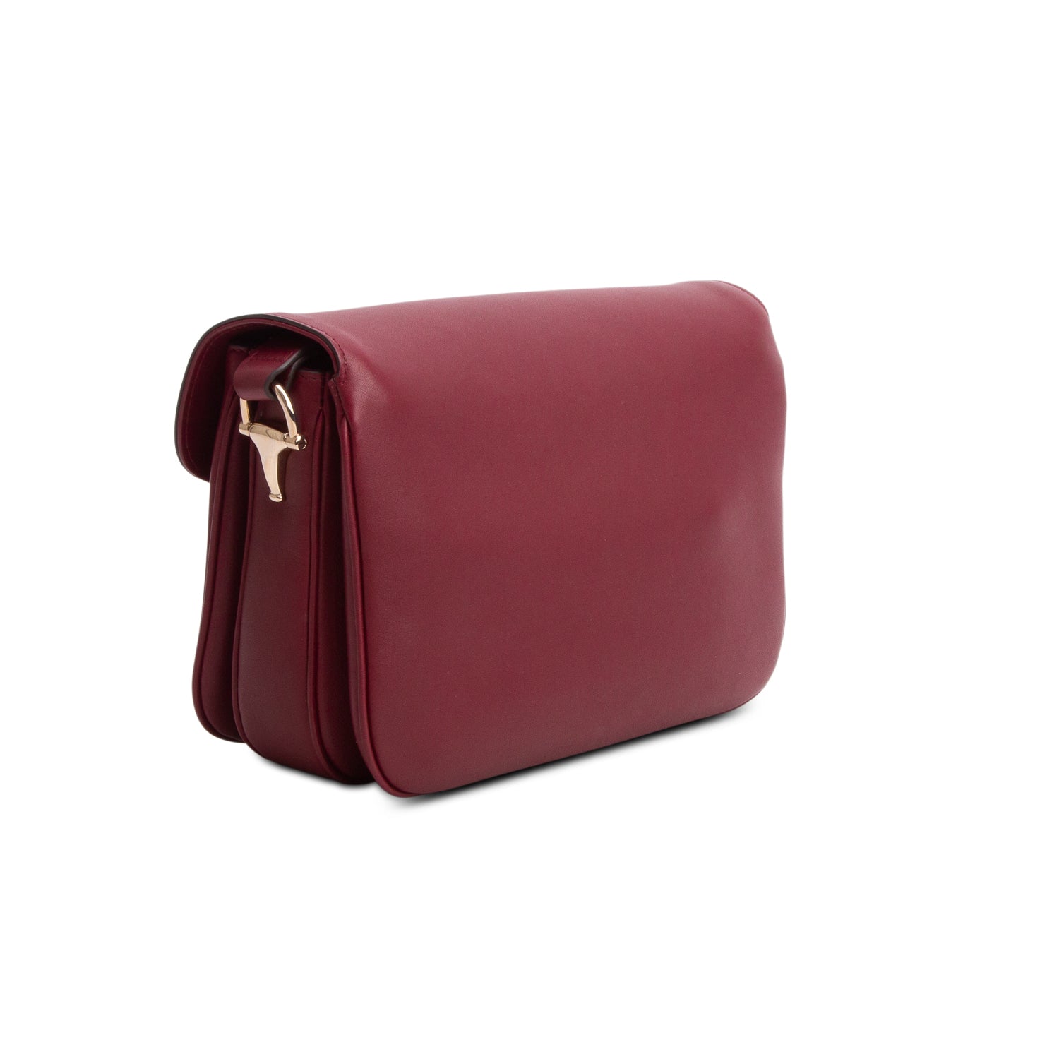 Gucci Burundy Arabella Calfskin Horsebit 1955 Medium Shoulder Bag