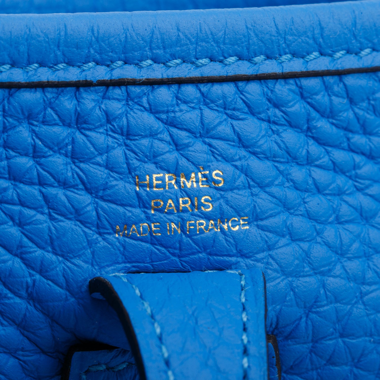 Hermes 2025 Bleu Frida Taurillon Clemence Amazone Evelyne TPM 16 w/ Receipt