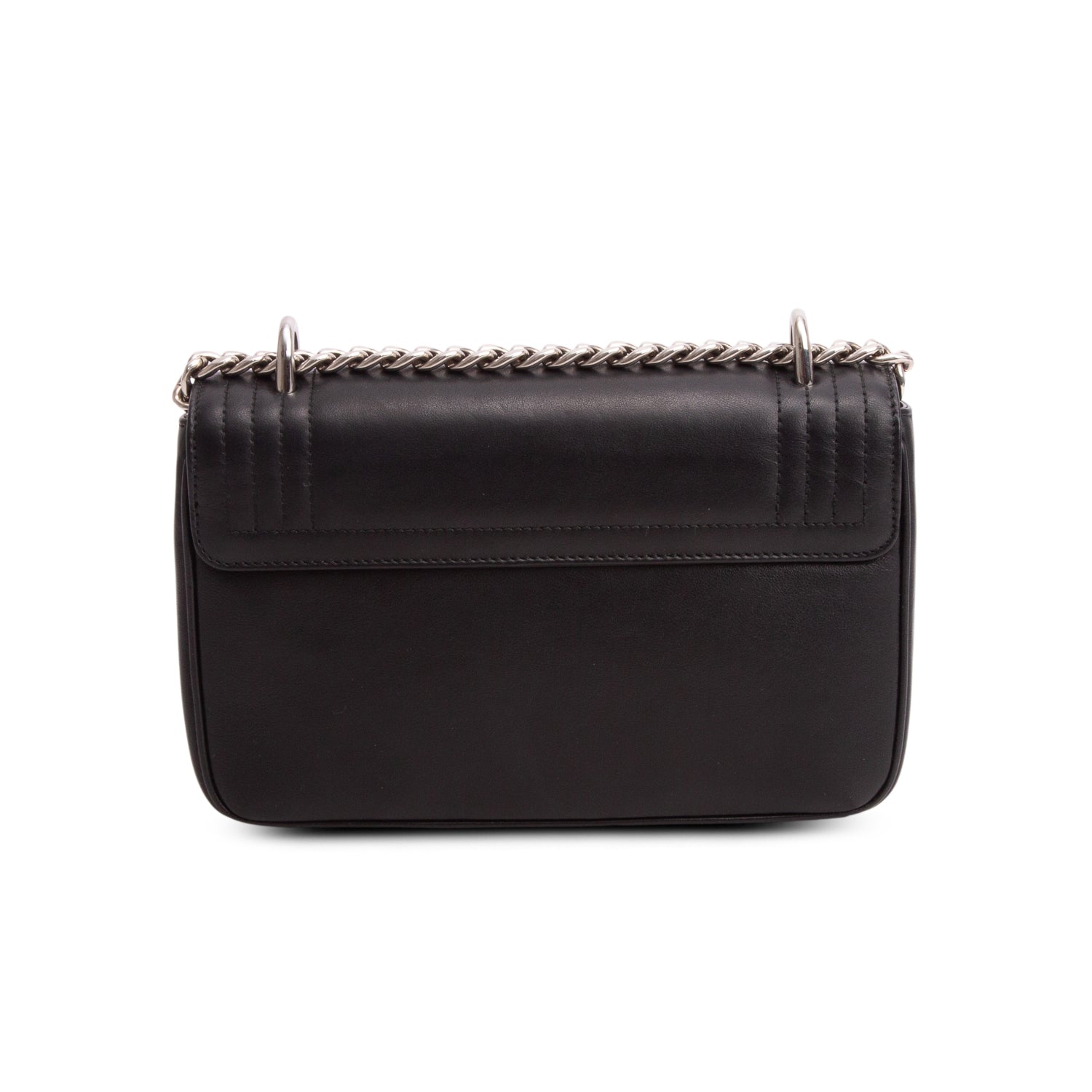 Prada Black Nappa Diagramme Crossbody Bag w/ Authenticity Card