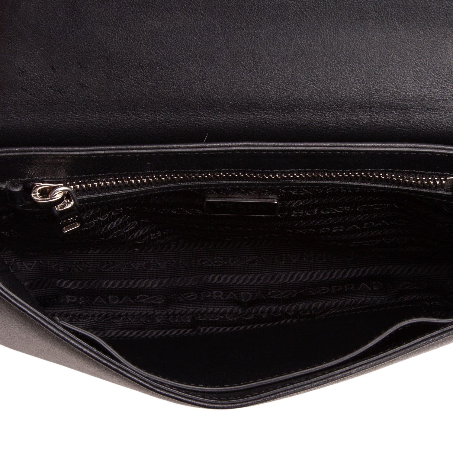 Prada Black Nappa Diagramme Crossbody Bag w/ Authenticity Card