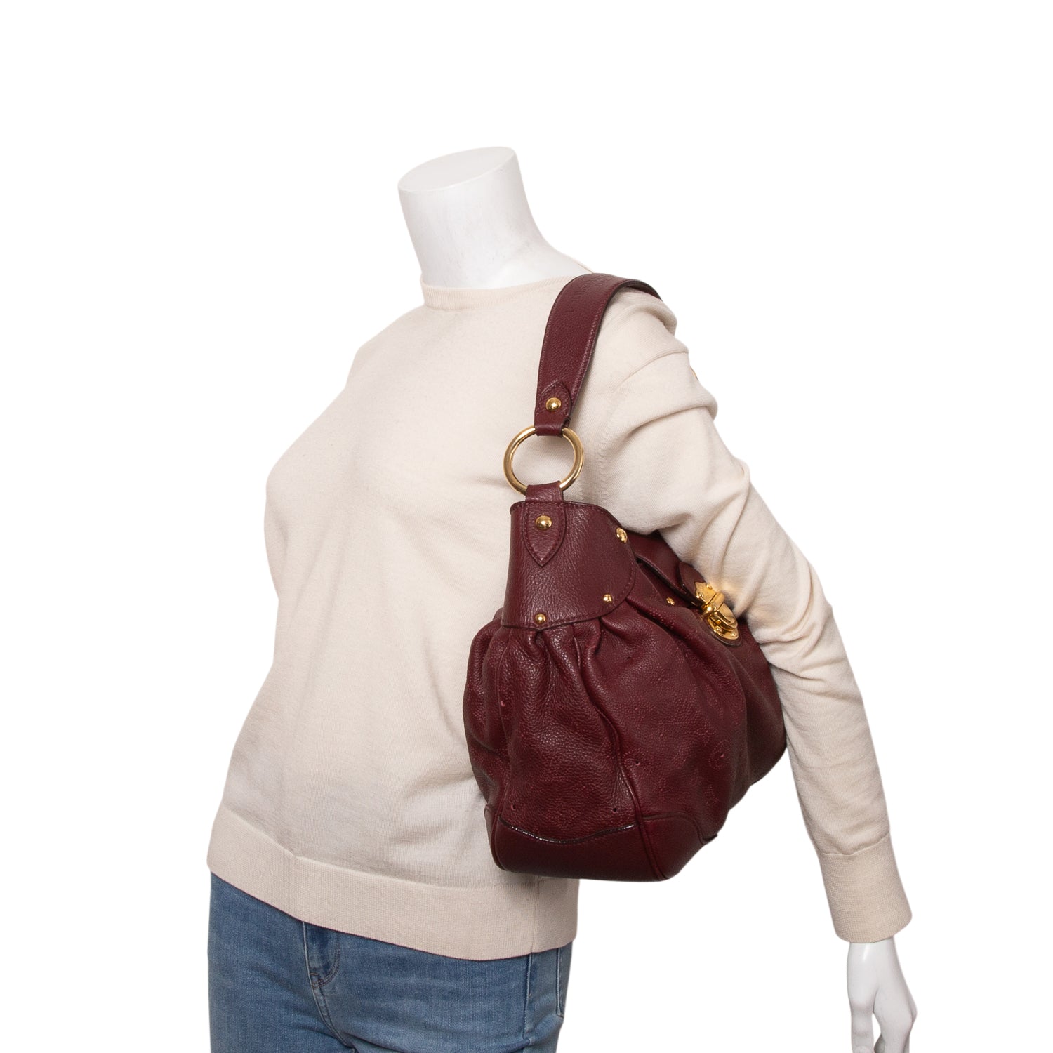 Louis Vuitton Burgundy Mahina Solar PM
