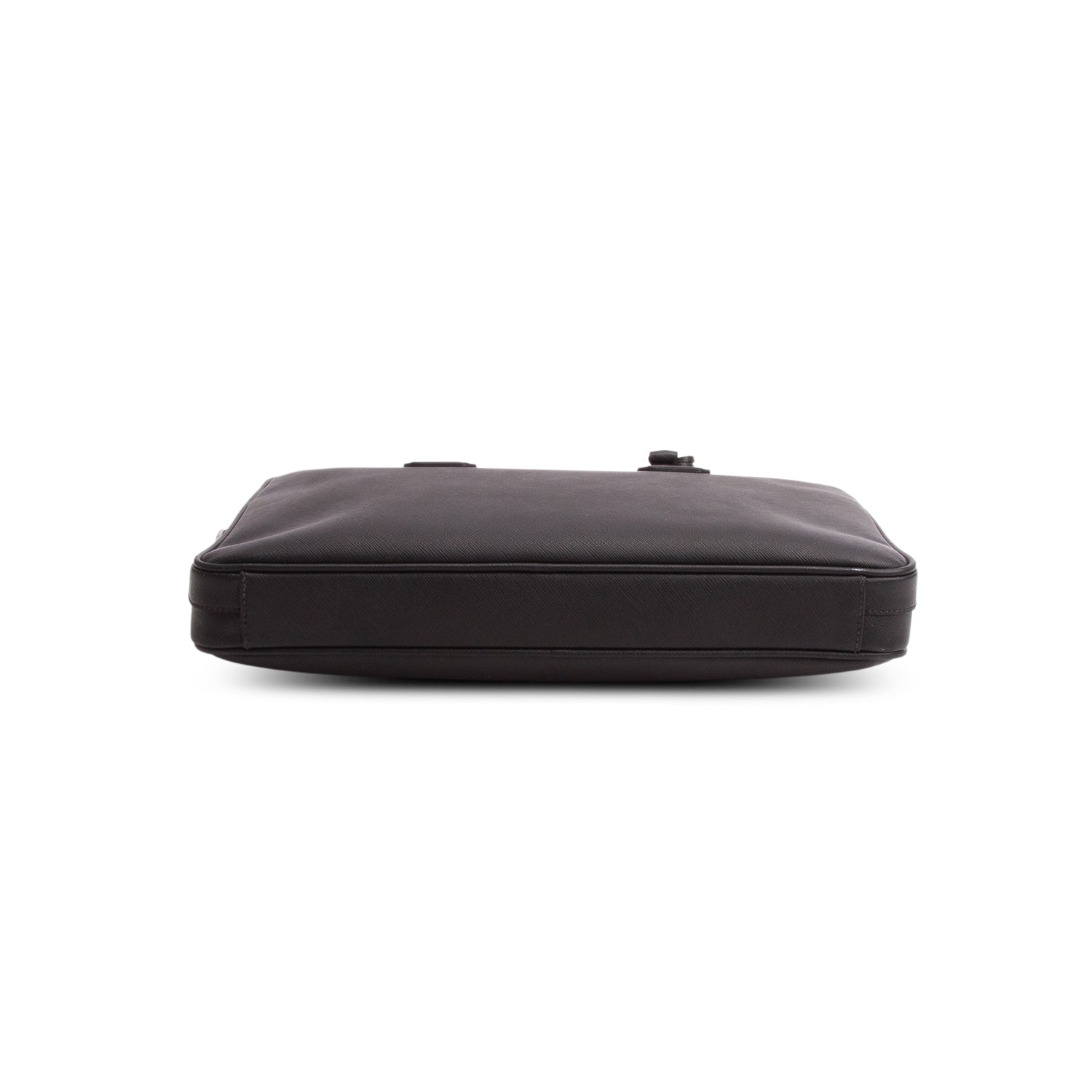 Prada Black Saffiano Travel Briefcase w/ Authenticity Card