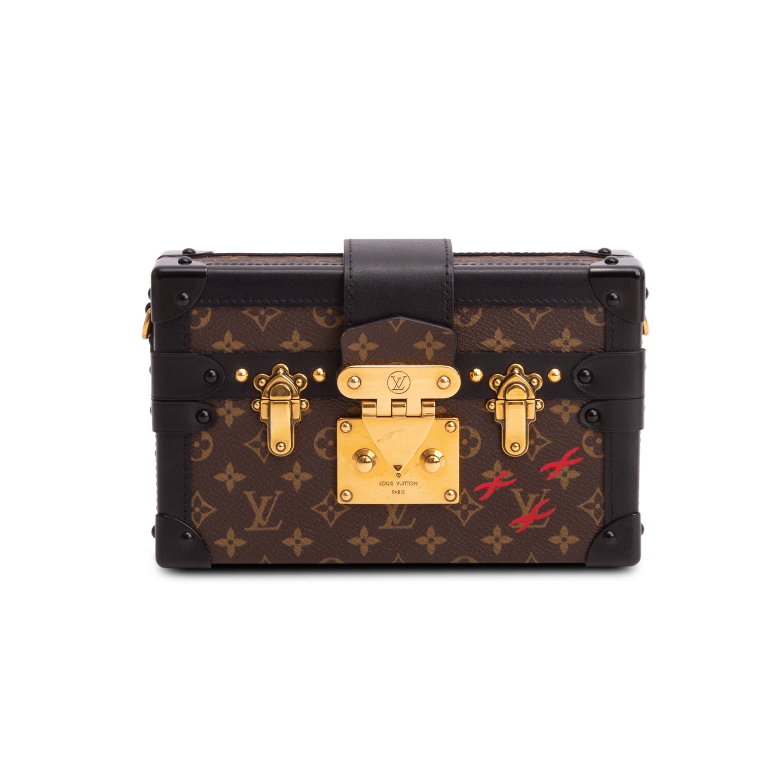 Louis Vuitton Monogram Petite Malle w/ Strap