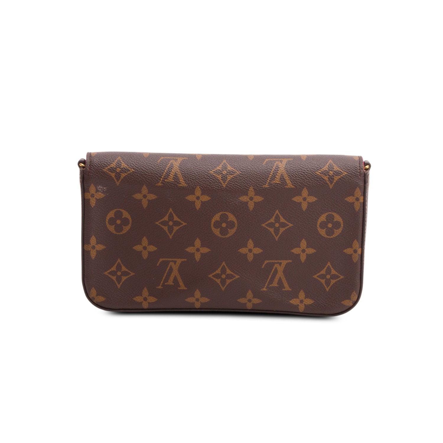 Louis Vuitton Fuschia Monogram Pochette Felicie Wallet on Chain w/ Box & Inserts