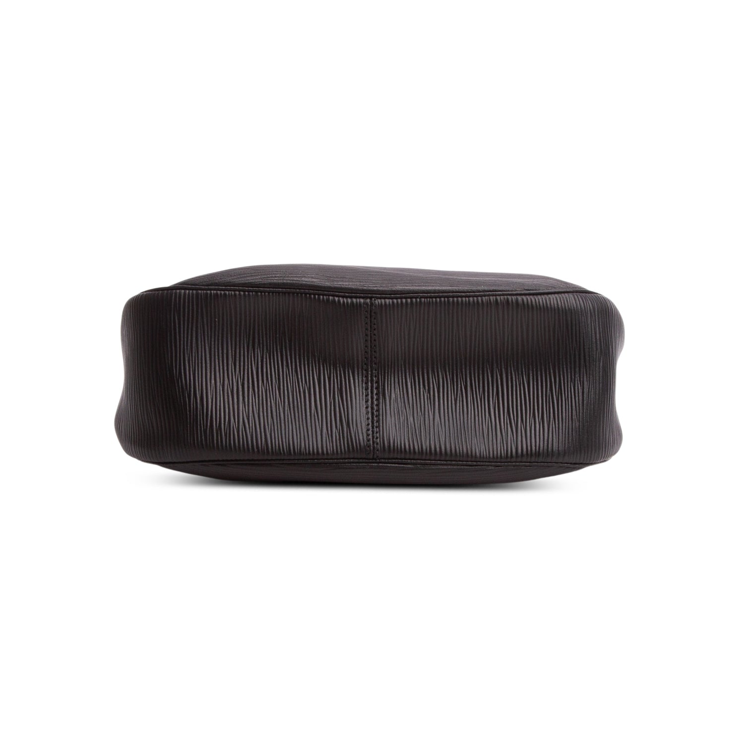 Fendi Vintage Black Epi Leather Shoulder Bag