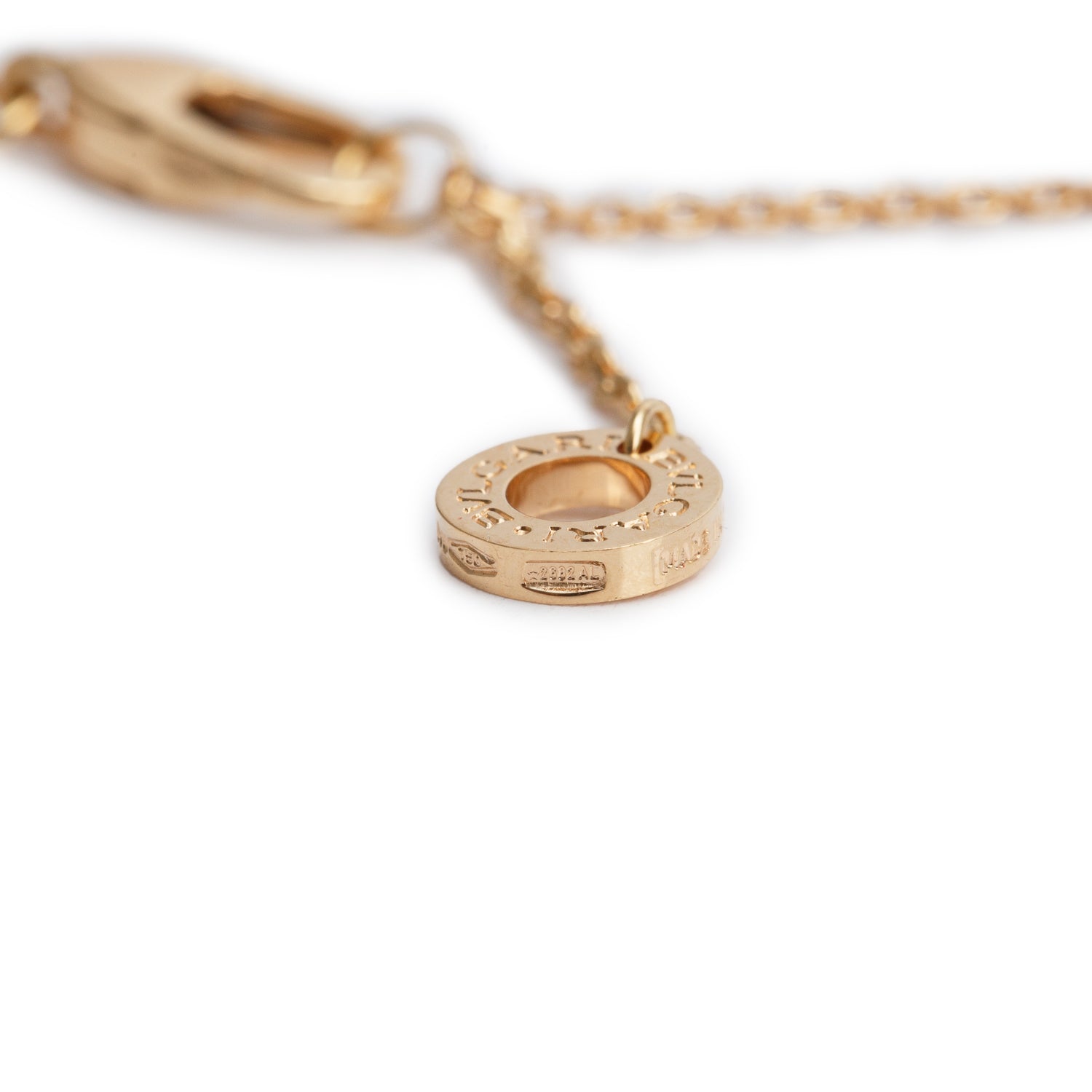 BVLGARI 18k Rose Gold Carnelian & Diamond Diva's Dream Pendant Necklace
