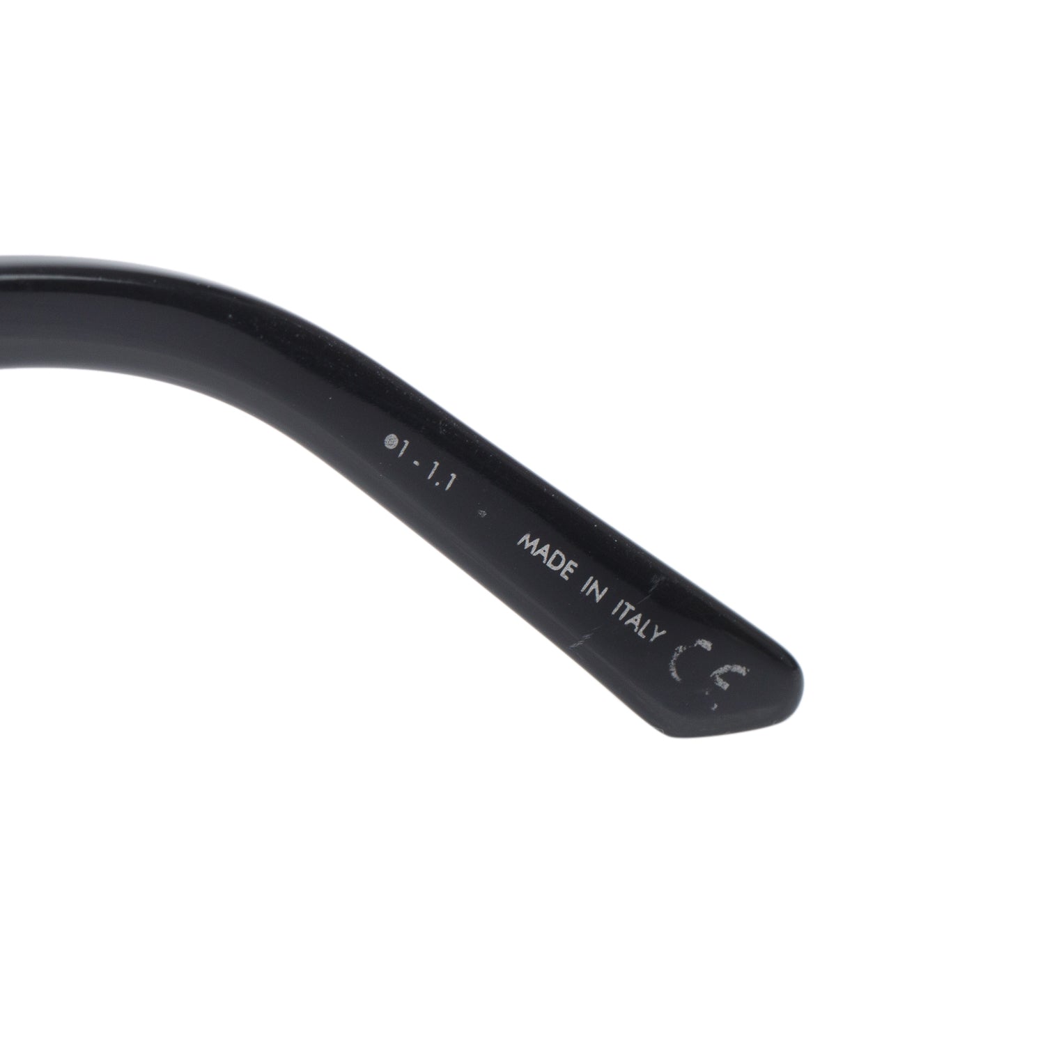 Christian Dior Black Acetate DiorSignature S2U Narrow Rectangular Sunglasses w/ Case