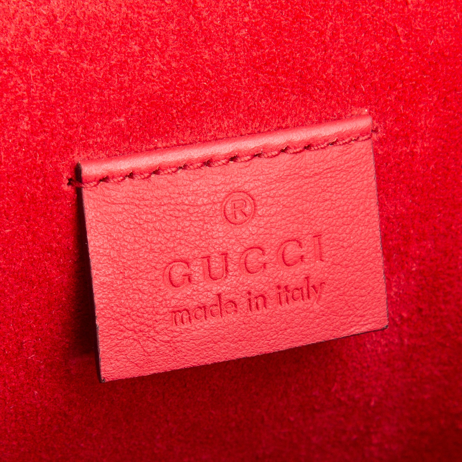 Gucci Red GG Supreme Monogram Medium Dionysus Shoulder Bag