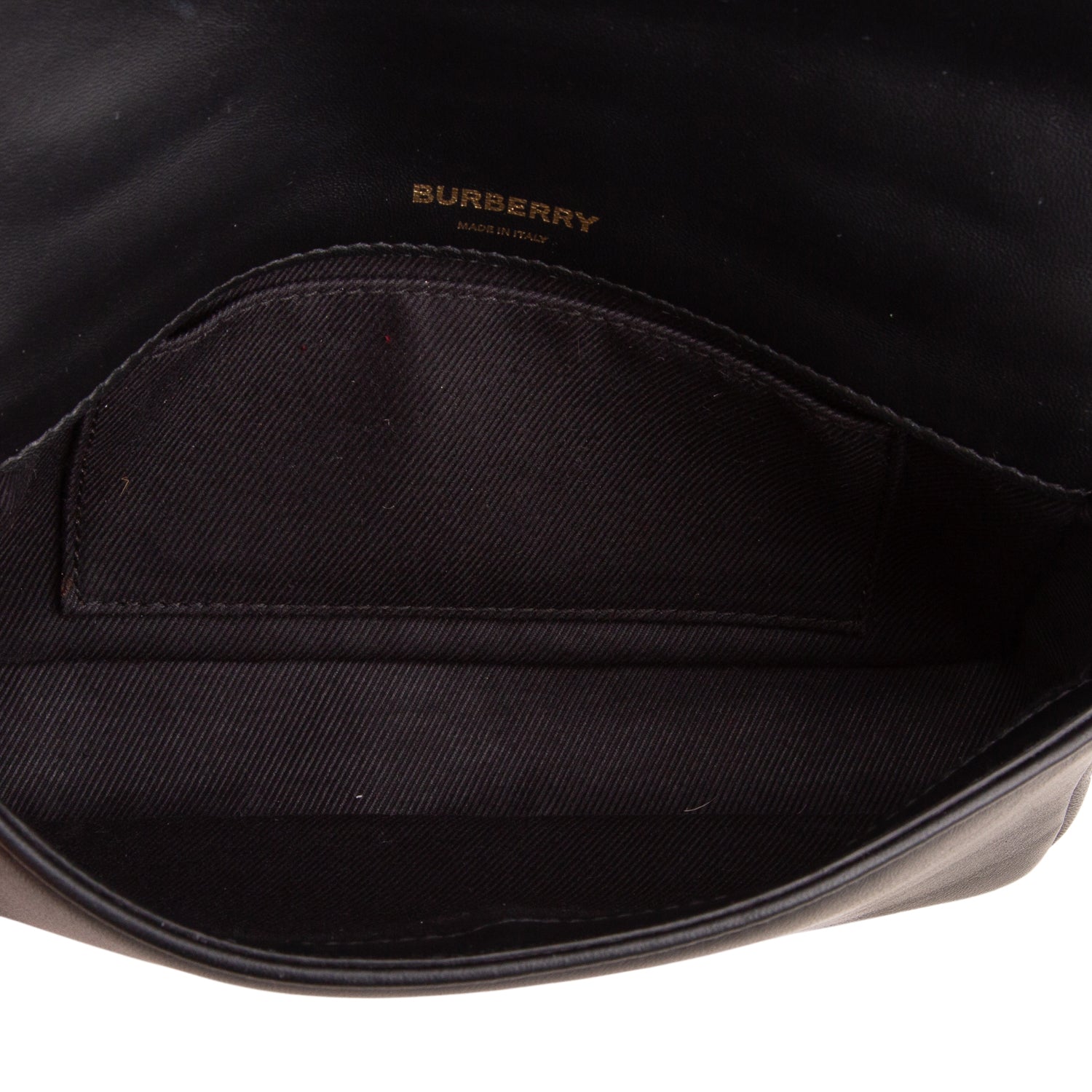 Burberry Black Lambskin Quilted Lola Belt Bag