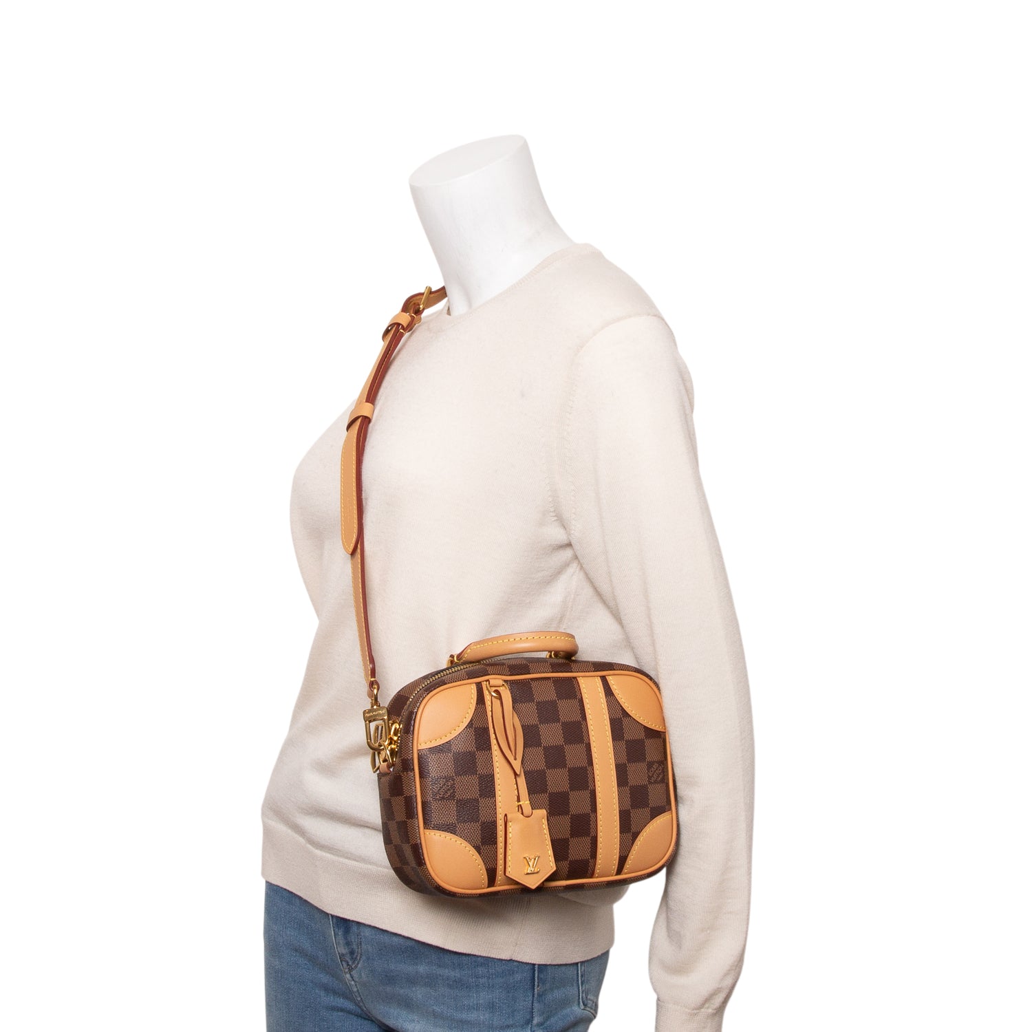 Louis Vuitton Damier Ebene Valisette Souple BB w/ Straps