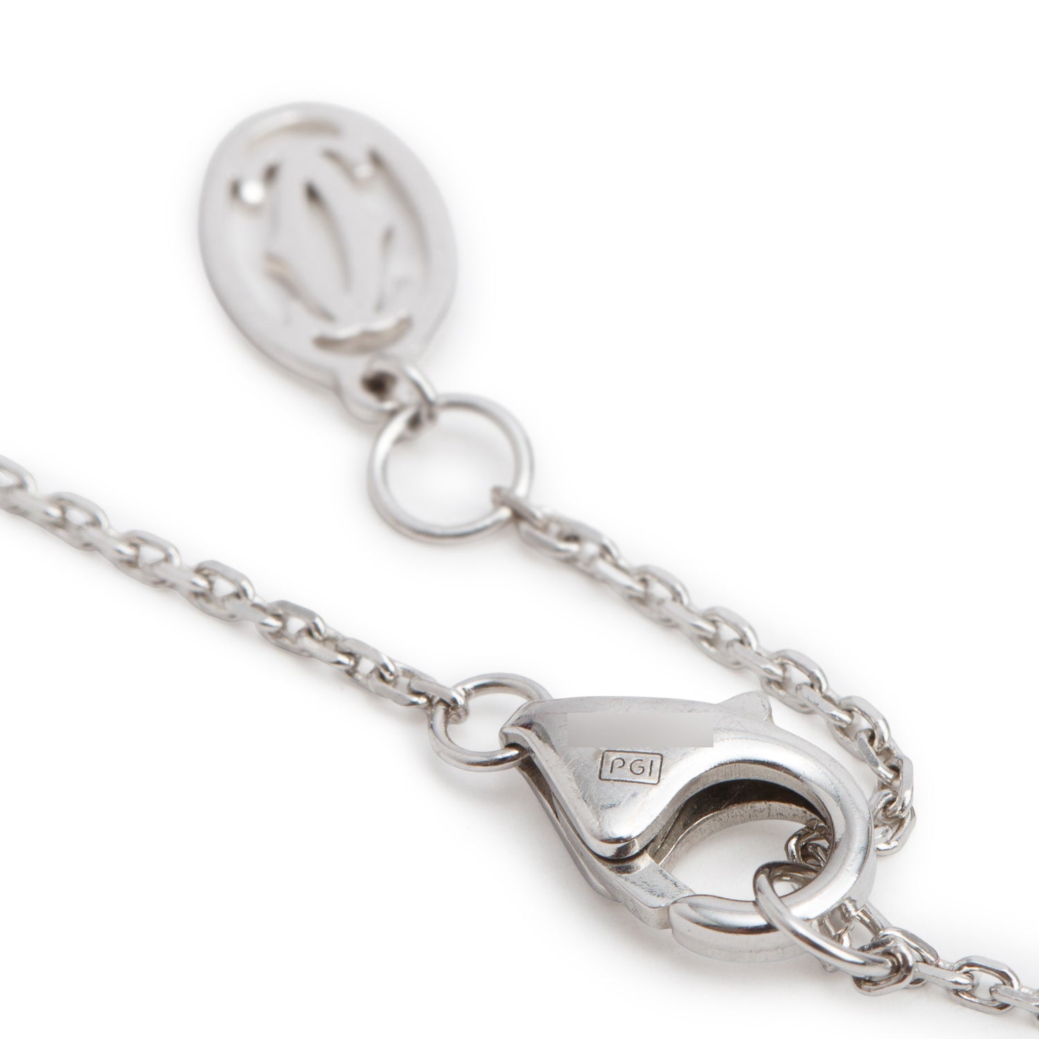 Cartier 18k White Gold Diamond D'Amour Bracelet, Mini Model w/ Box & Receipt