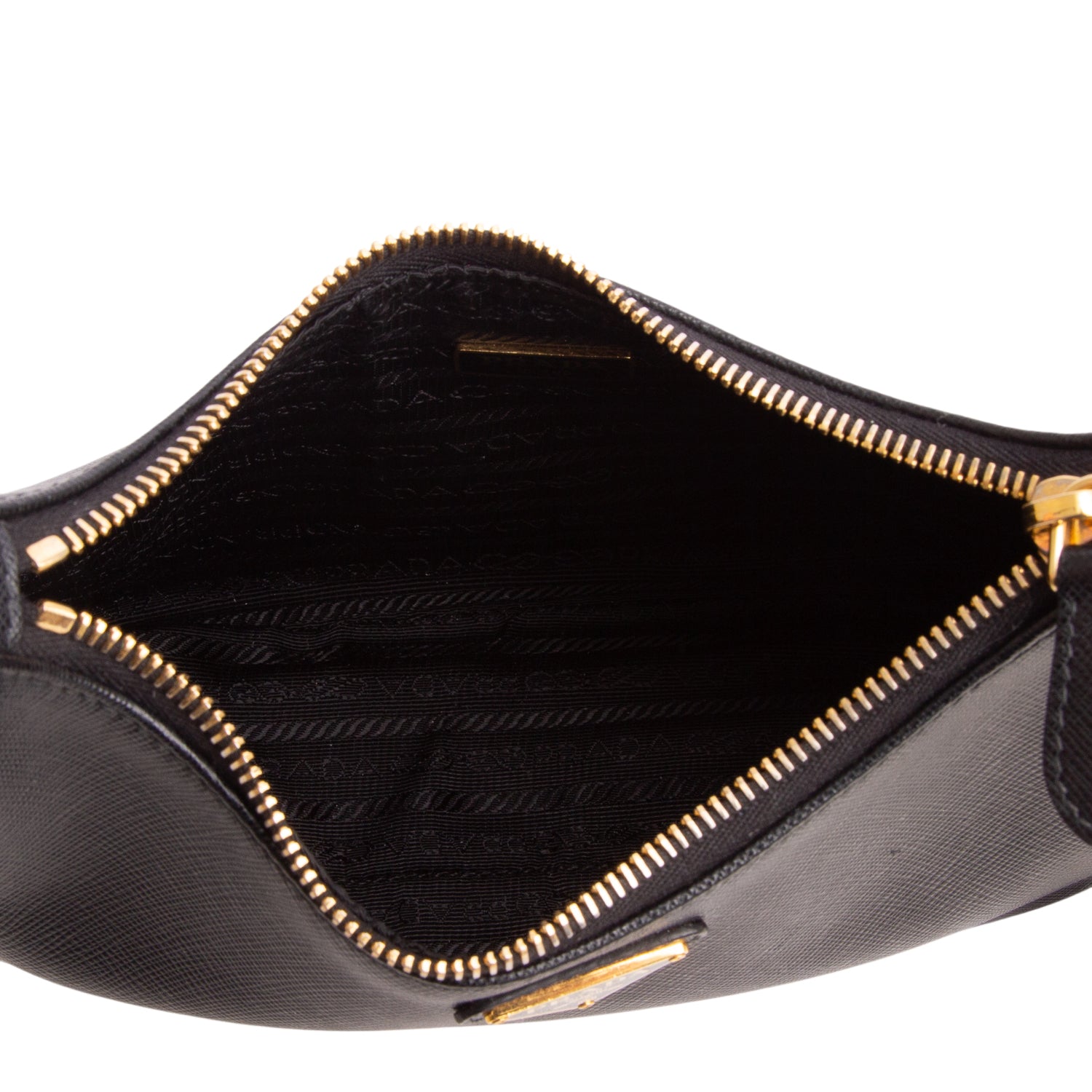 Prada Black Saffiano Lux Re-Edition 2005 Shoulder Bag w/ Box, Straps & Authenticity Card