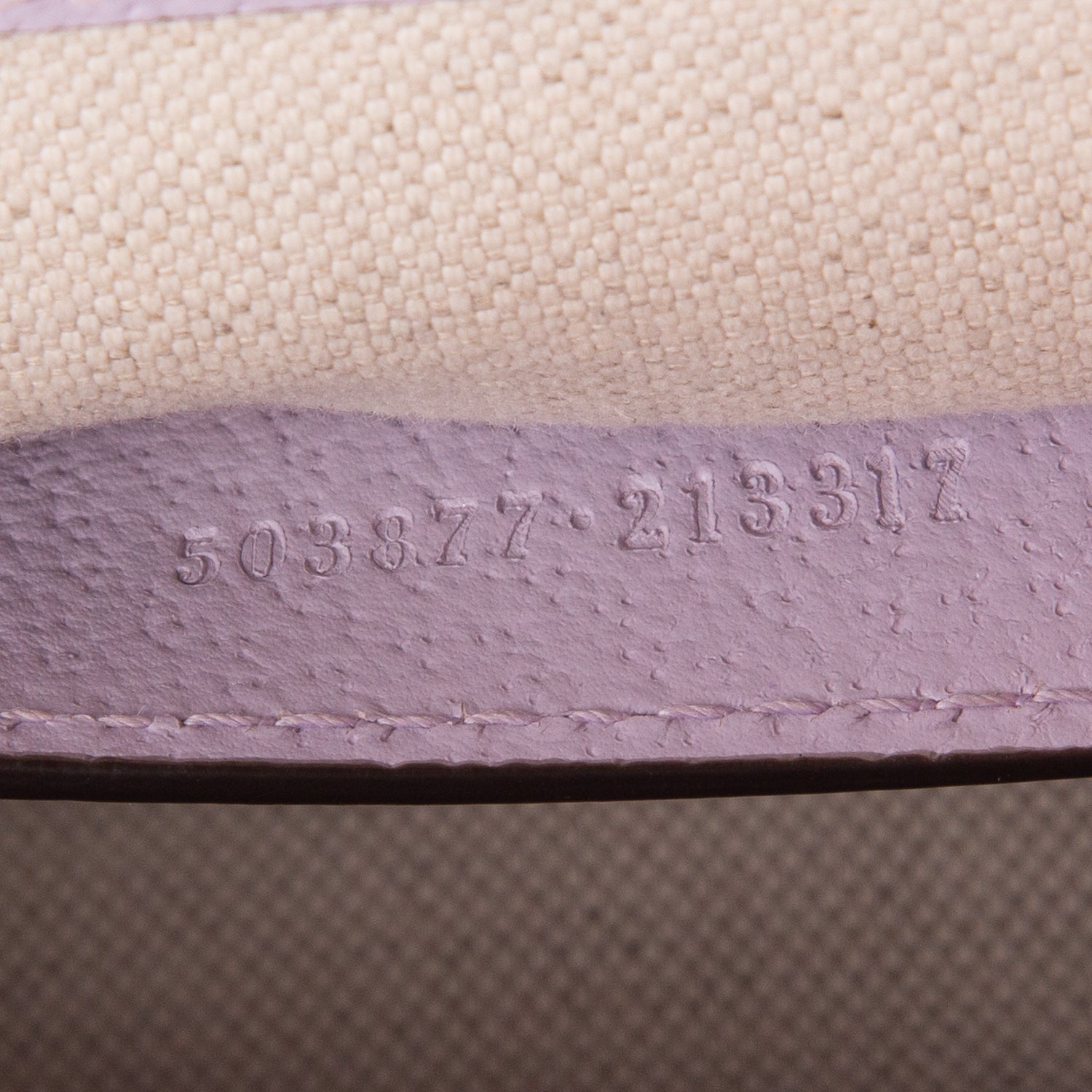 Gucci Purple Monogram Jumbo GG Textured Dollar Calfskin Small Ophidia Chain Shoulder w/ Box