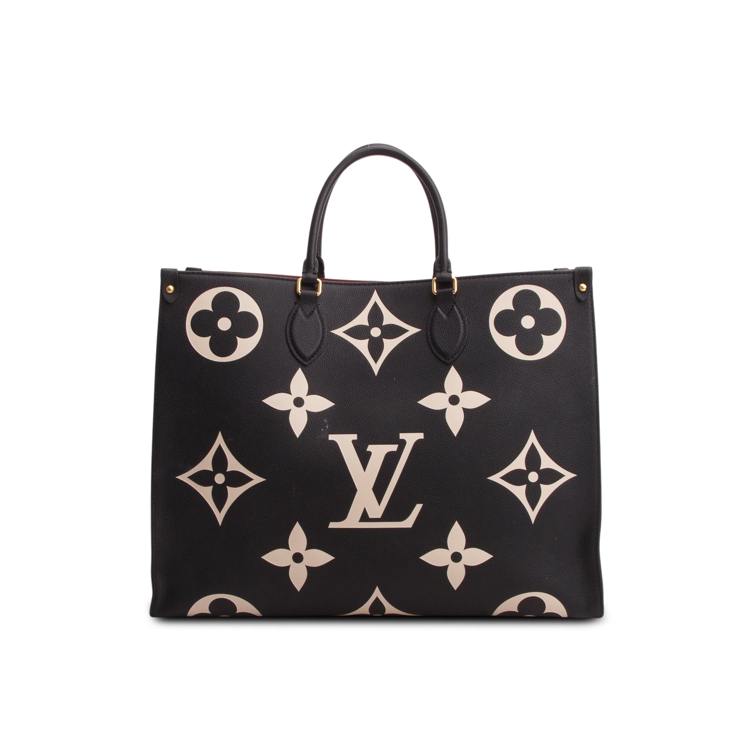 Louis Vuitton Black Empreinte Monogram Giant OnTheGo MM Tote