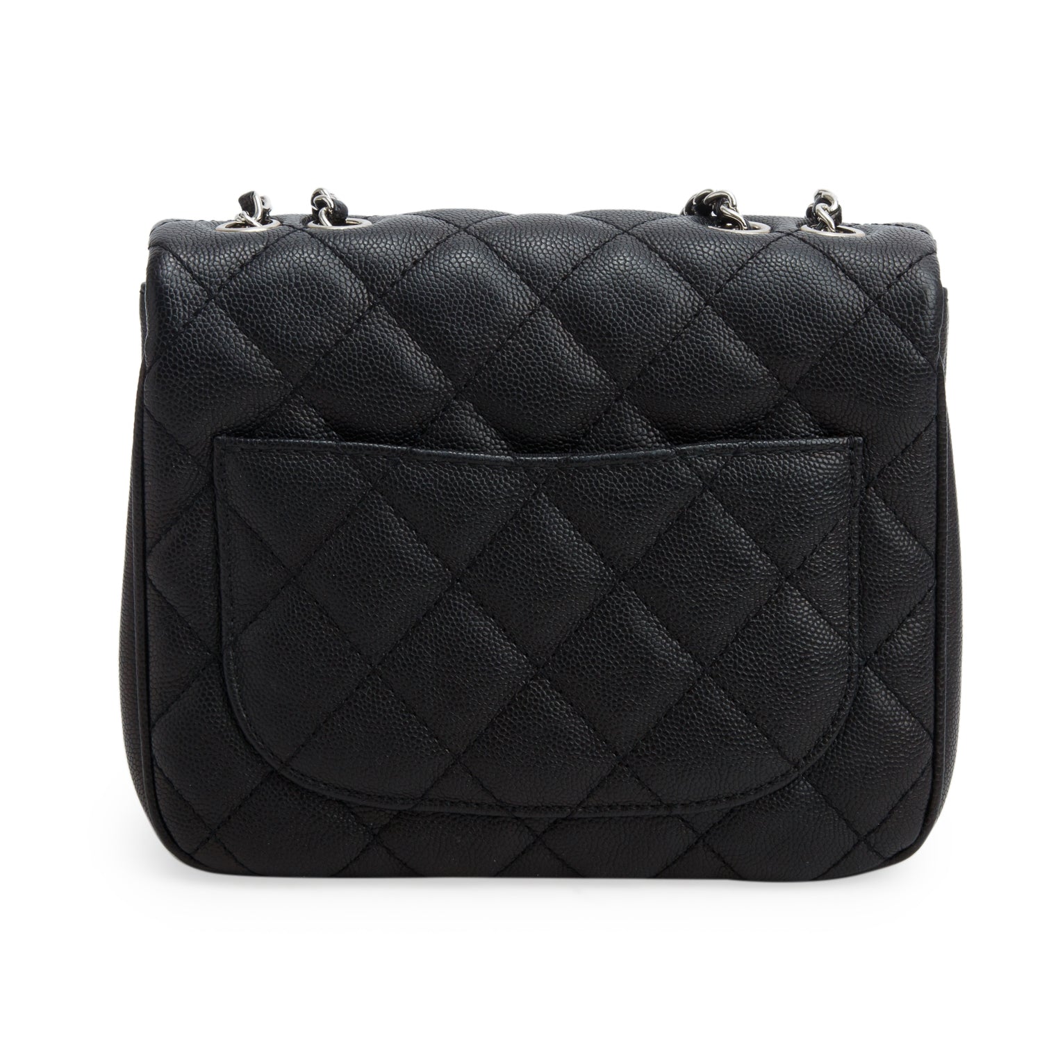 Chanel Black Caviar Quilted Leather Small Urban Companion w/ Box, Authenticity Card & Receipt