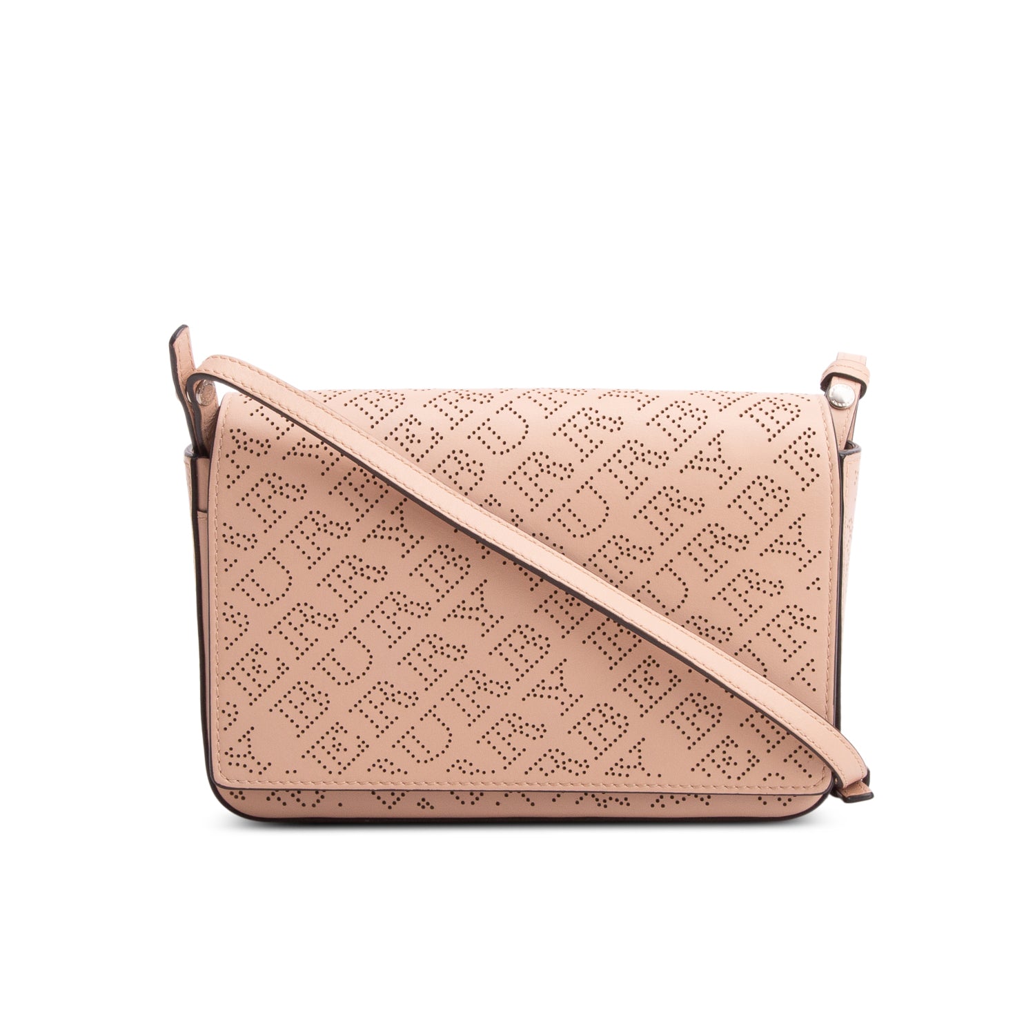 Burberry Pink Perforated Hampshire Bag w/ Box