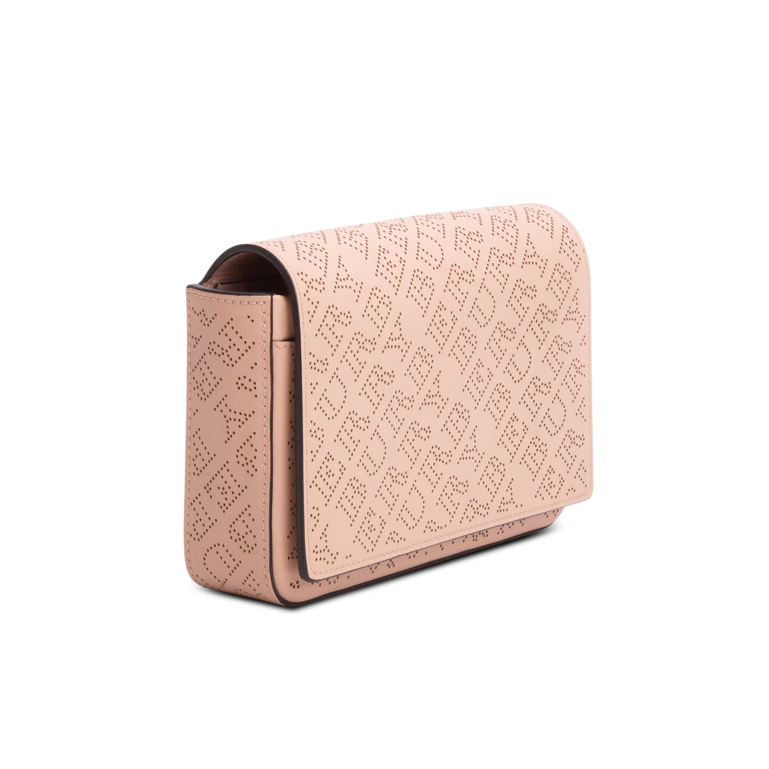Burberry Pink Perforated Hampshire Bag w/ Box