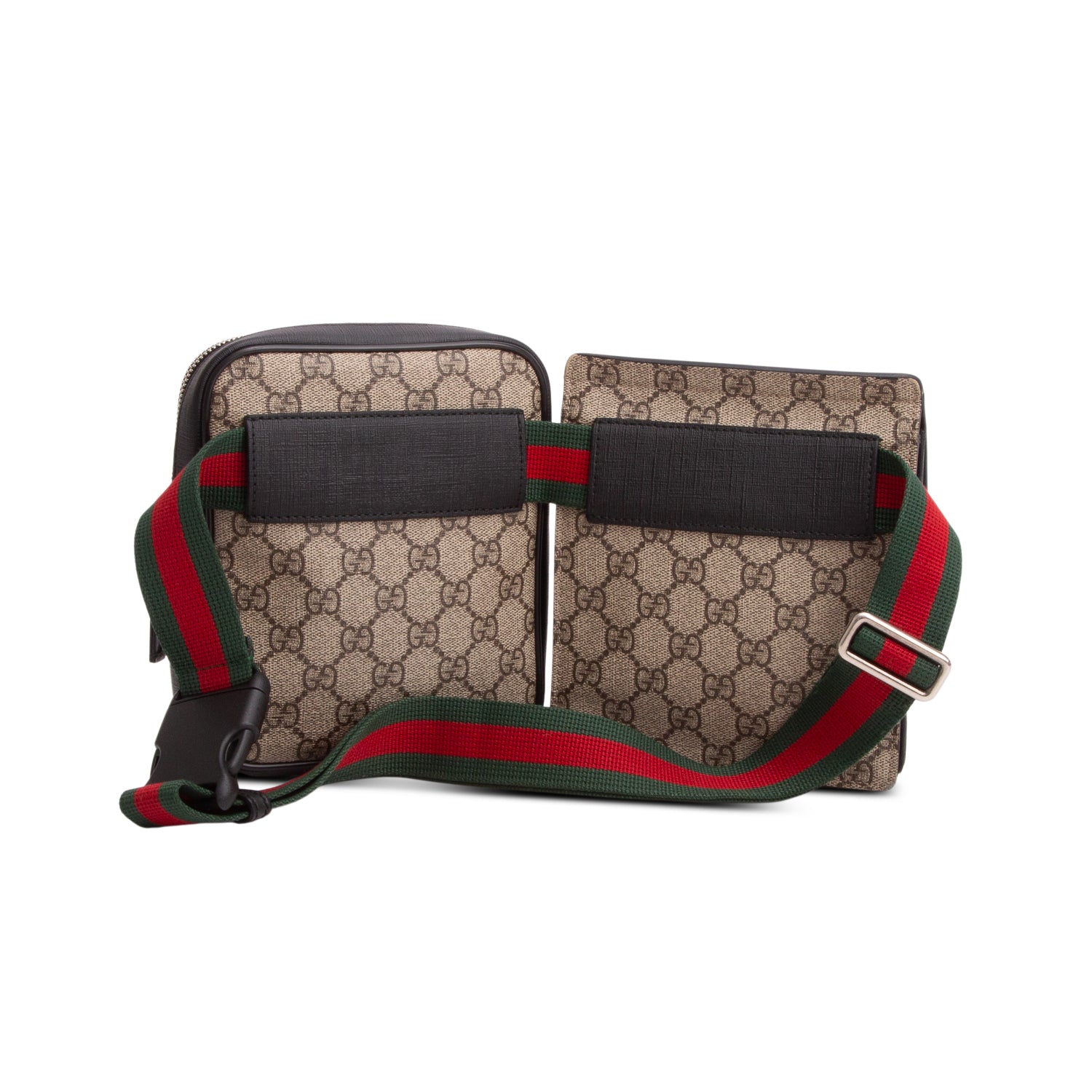Gucci GG Supreme Web Double Belt Bag