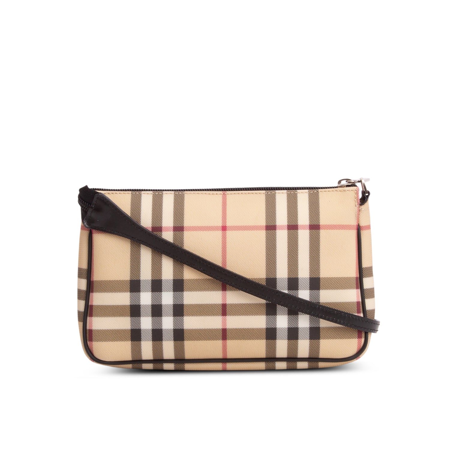 Burberry Nova Check Canvas Shoulder Bag