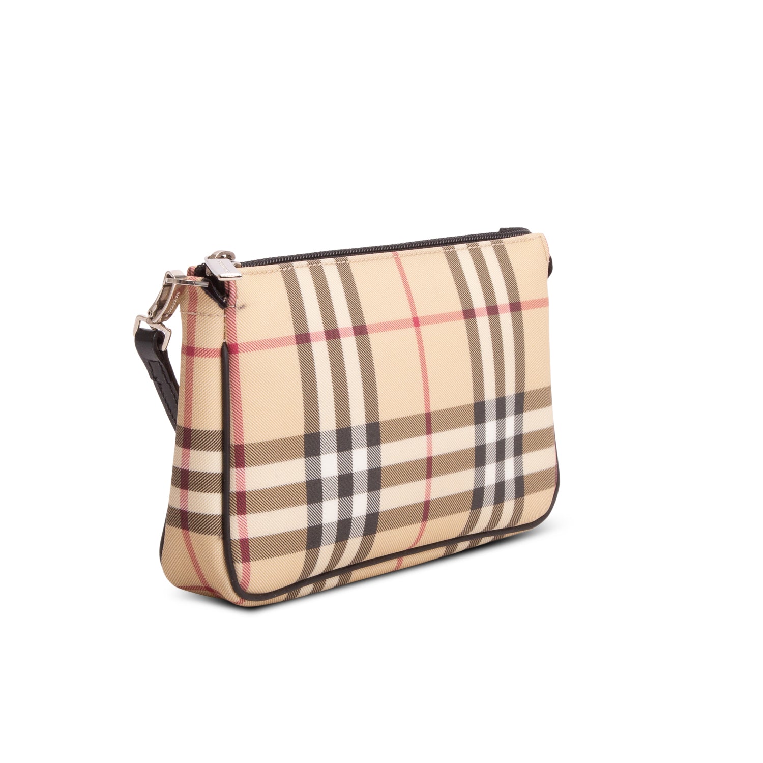 Burberry Nova Check Canvas Shoulder Bag