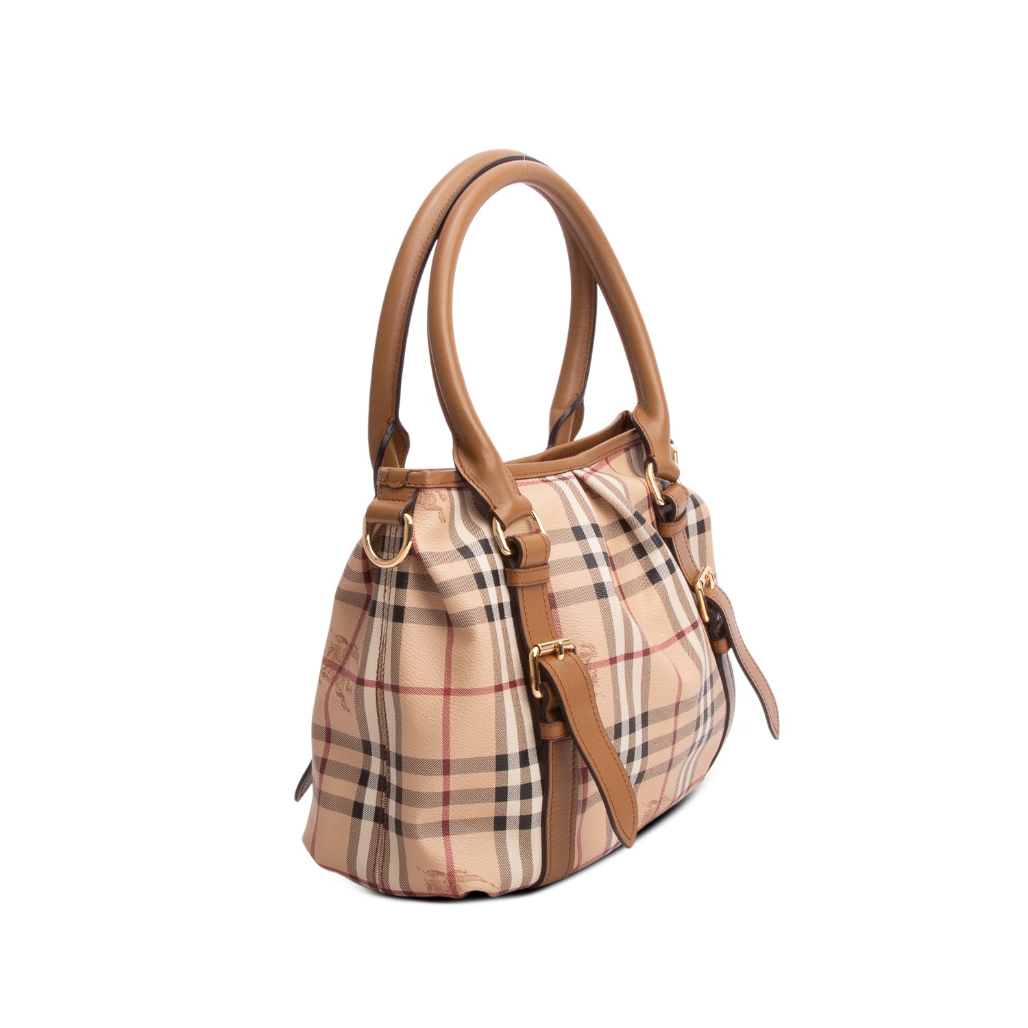 Burberry Haymarket Check Small Northfield Tote w/ Strap