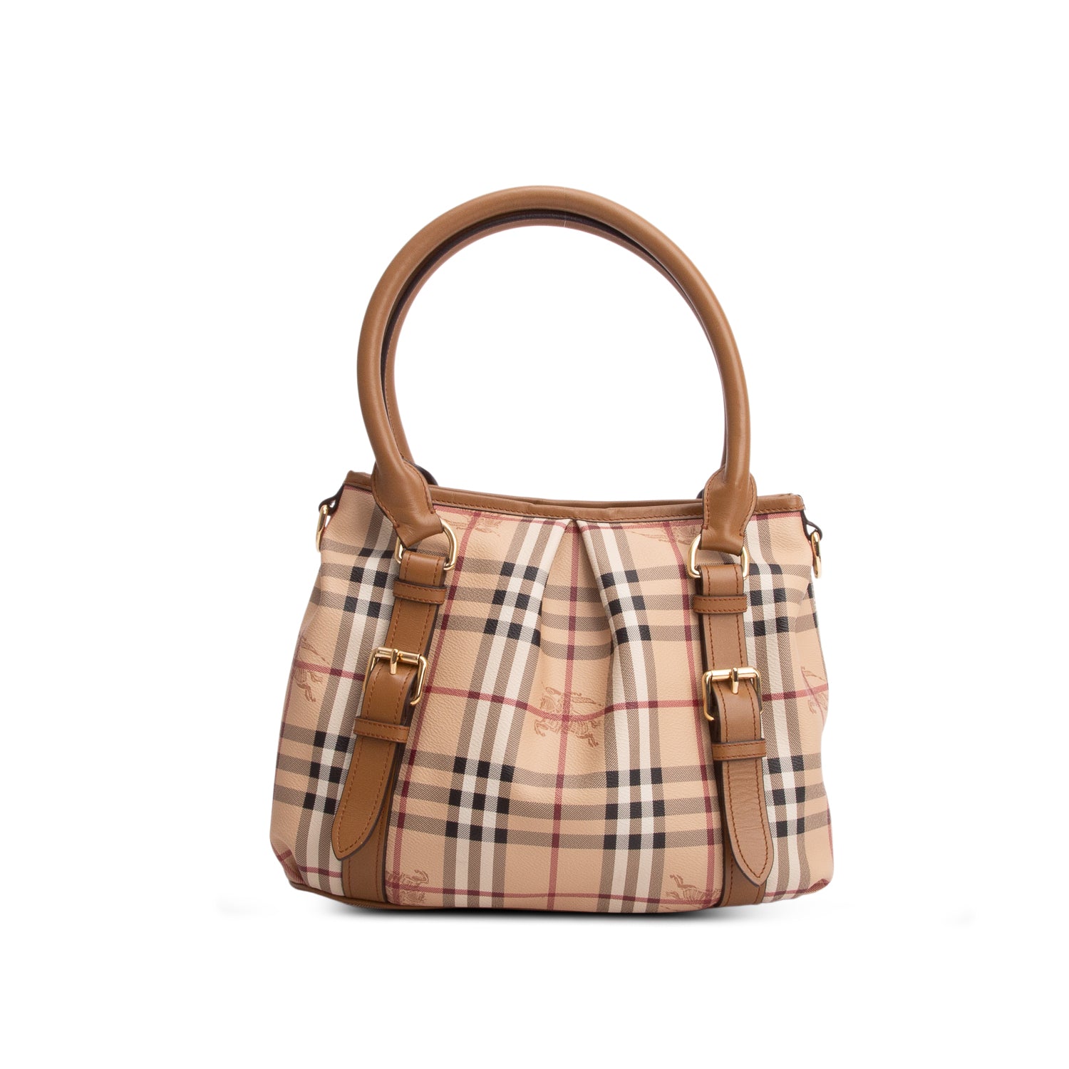 Burberry Haymarket Check Small Northfield Tote w/ Strap