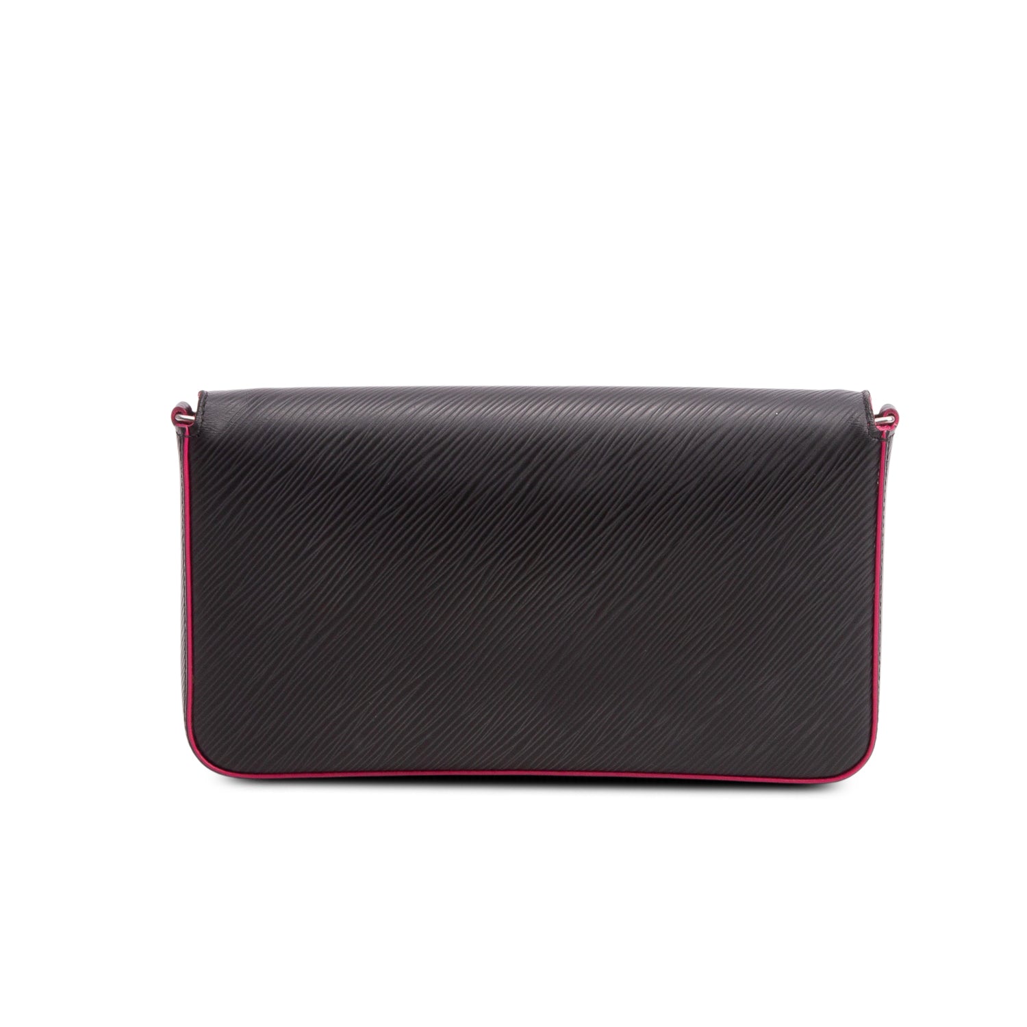 Louis Vuitton Black Epi Leather Felicie Pochette Bag w/ Inserts