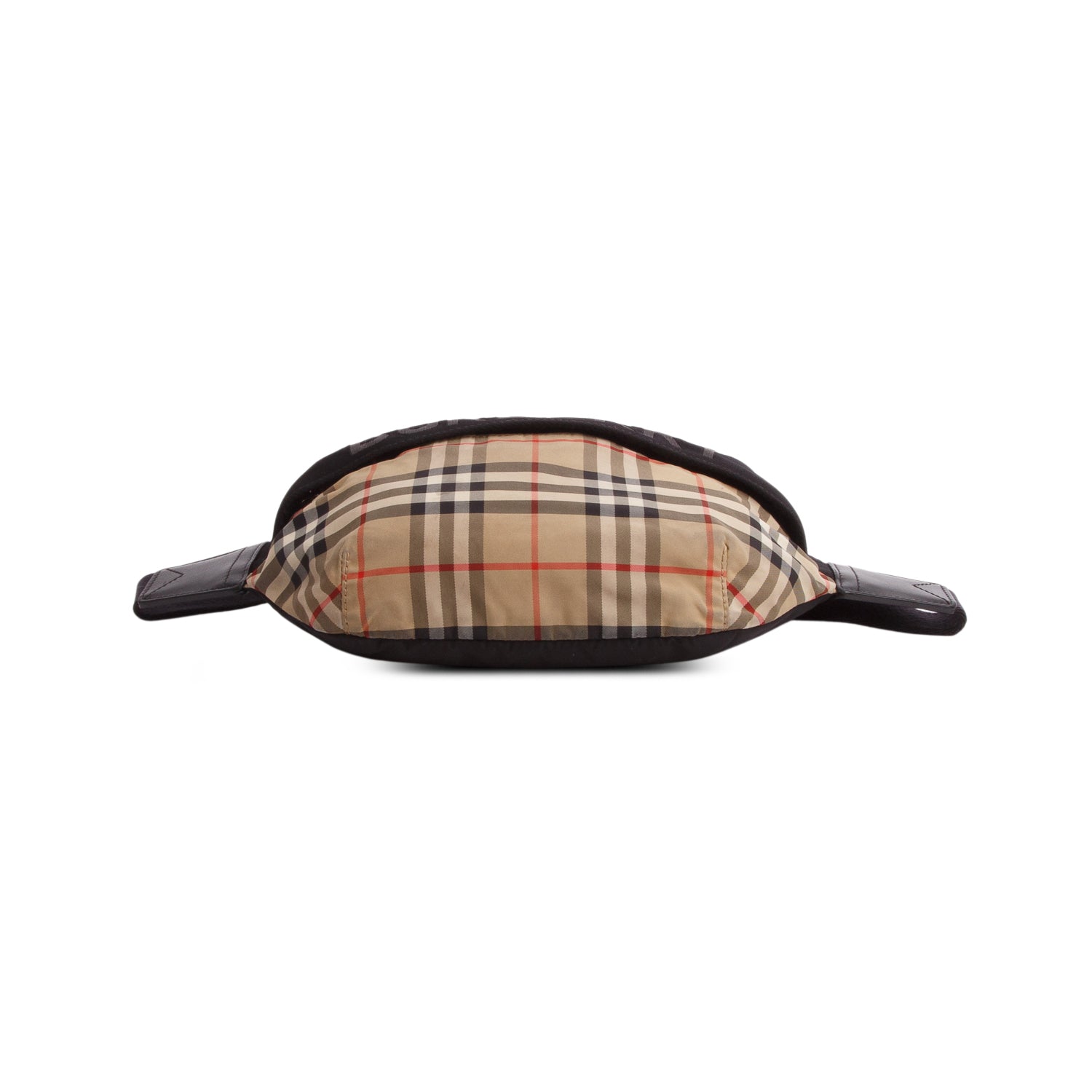 Burberry Beige Nylon Vintage Check Sonny Bum Bag