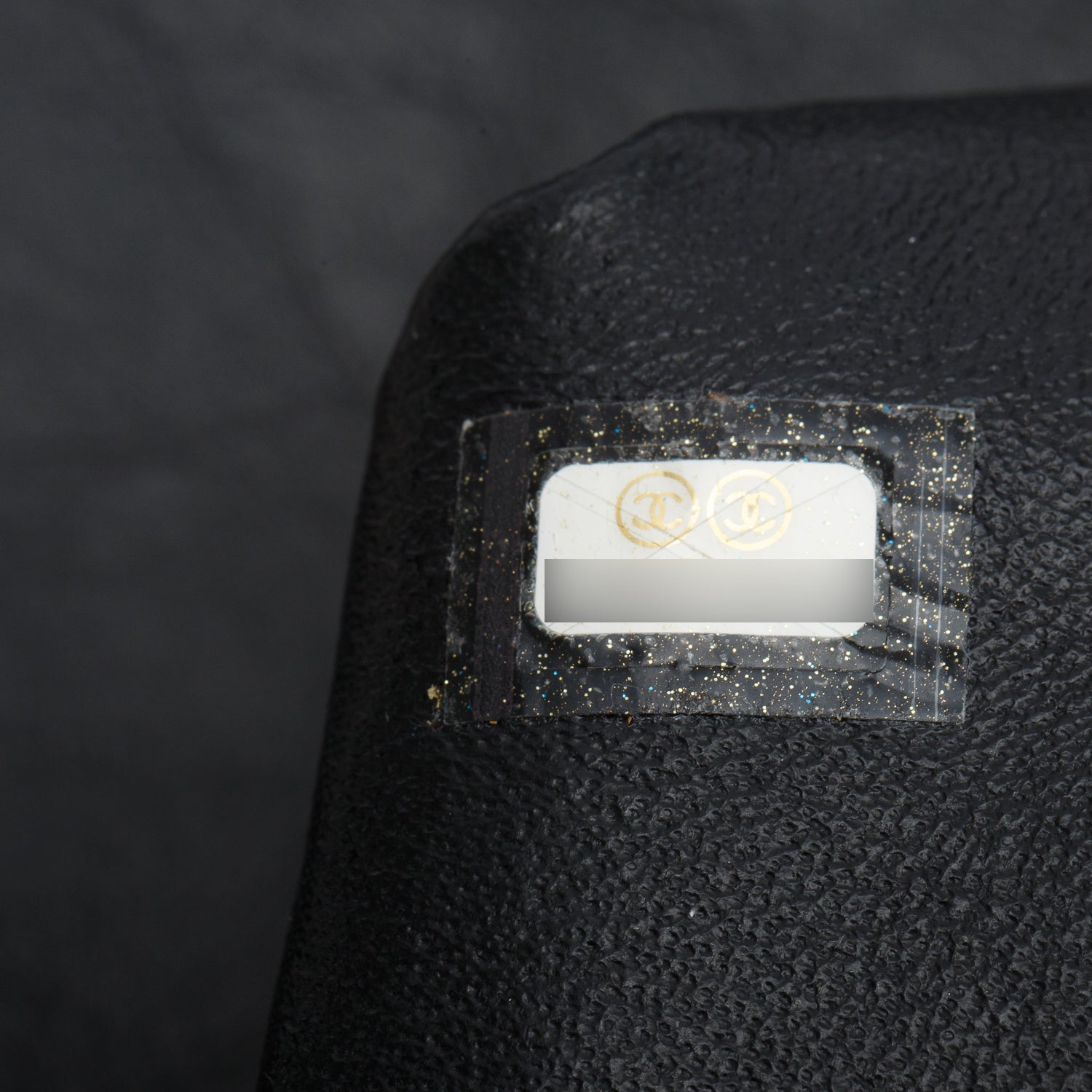 Chanel Black Aged Calfskin Quilted Reissue 2.55 Clutch w/ Authenticity Card