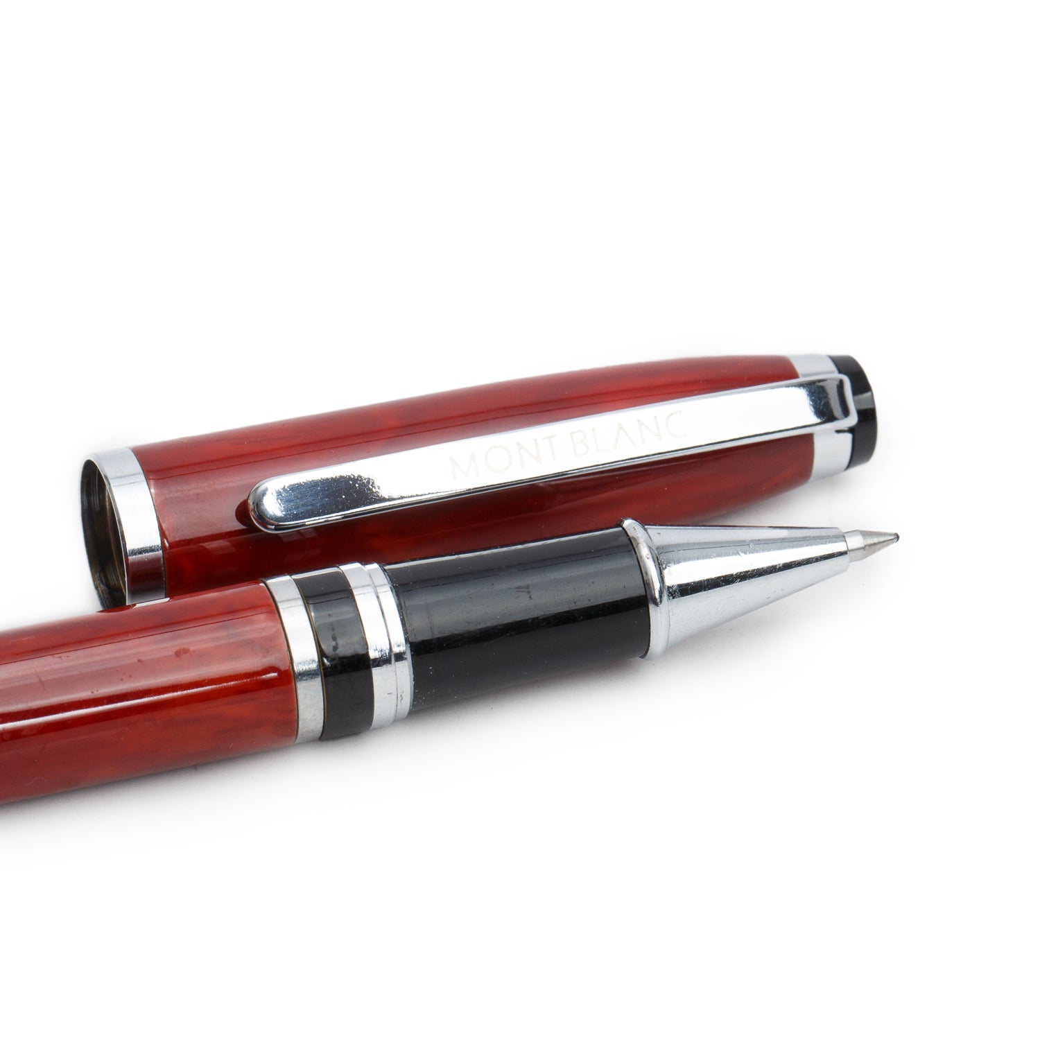Montblanc Burgundy Resin Pix Collection Ballpoint Pen