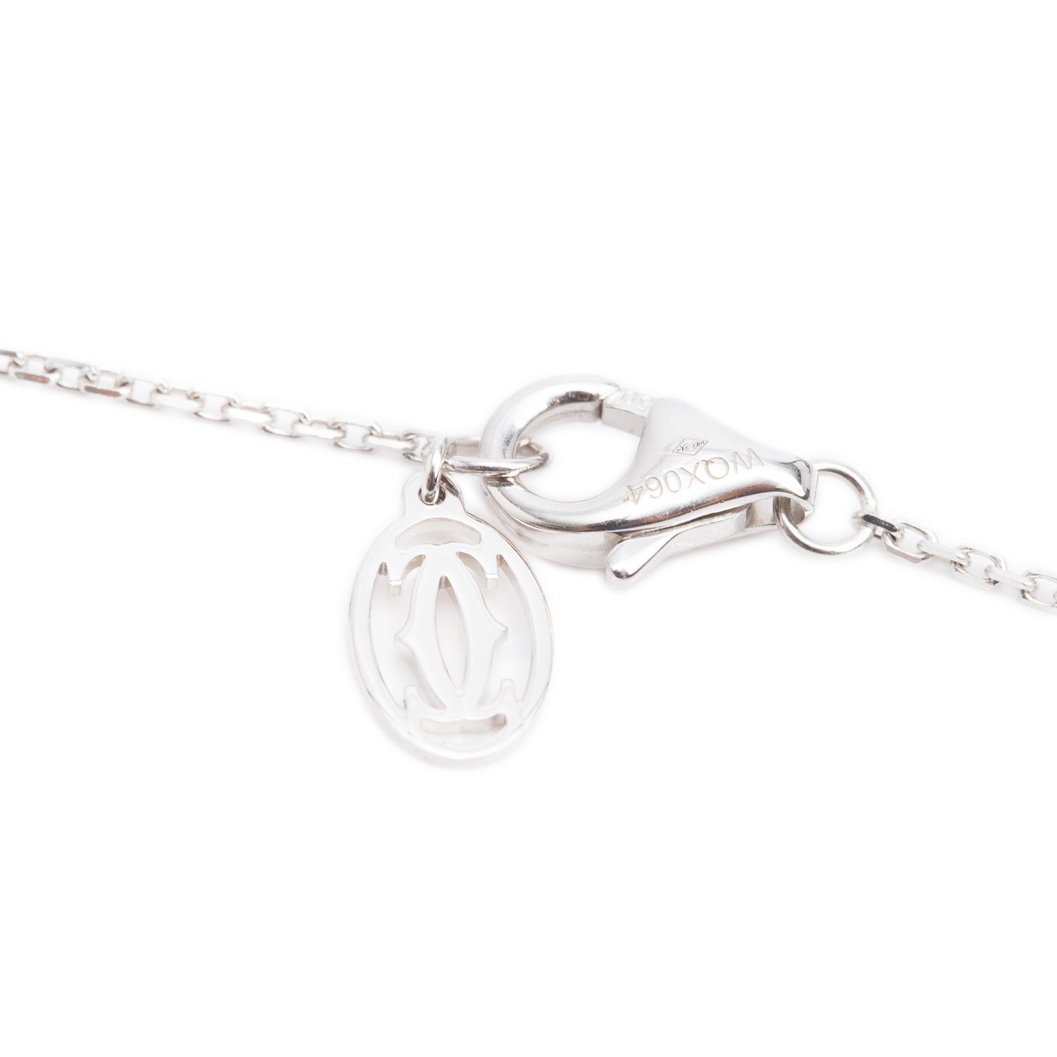 Cartier  2024 18k White Gold 1895 0.20 ct. Diamond Pendant Necklace w/ Box, Receipt, Certificate & GIA