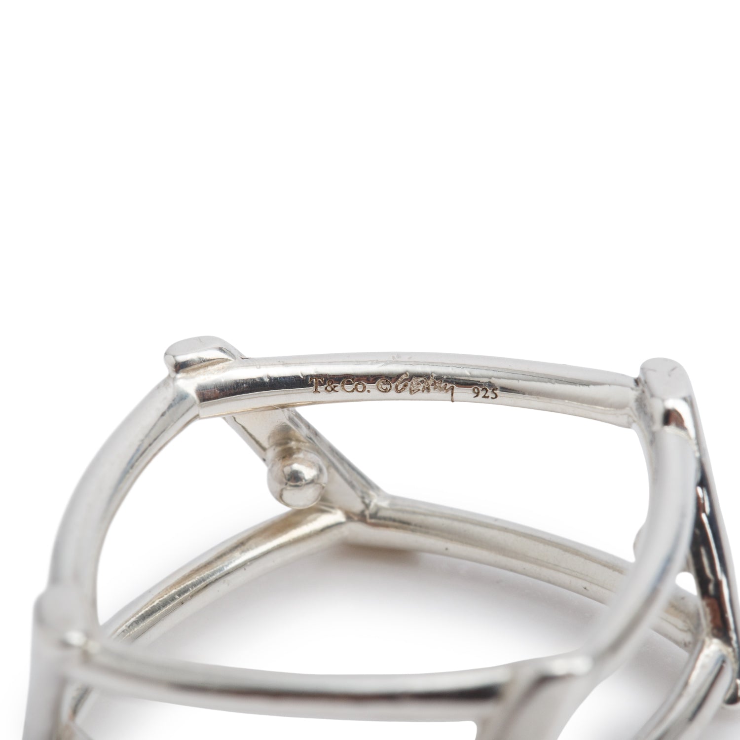 Tiffany & Co. Frank Gehry Sterling Silver Open Torque Ring, Size 6.25