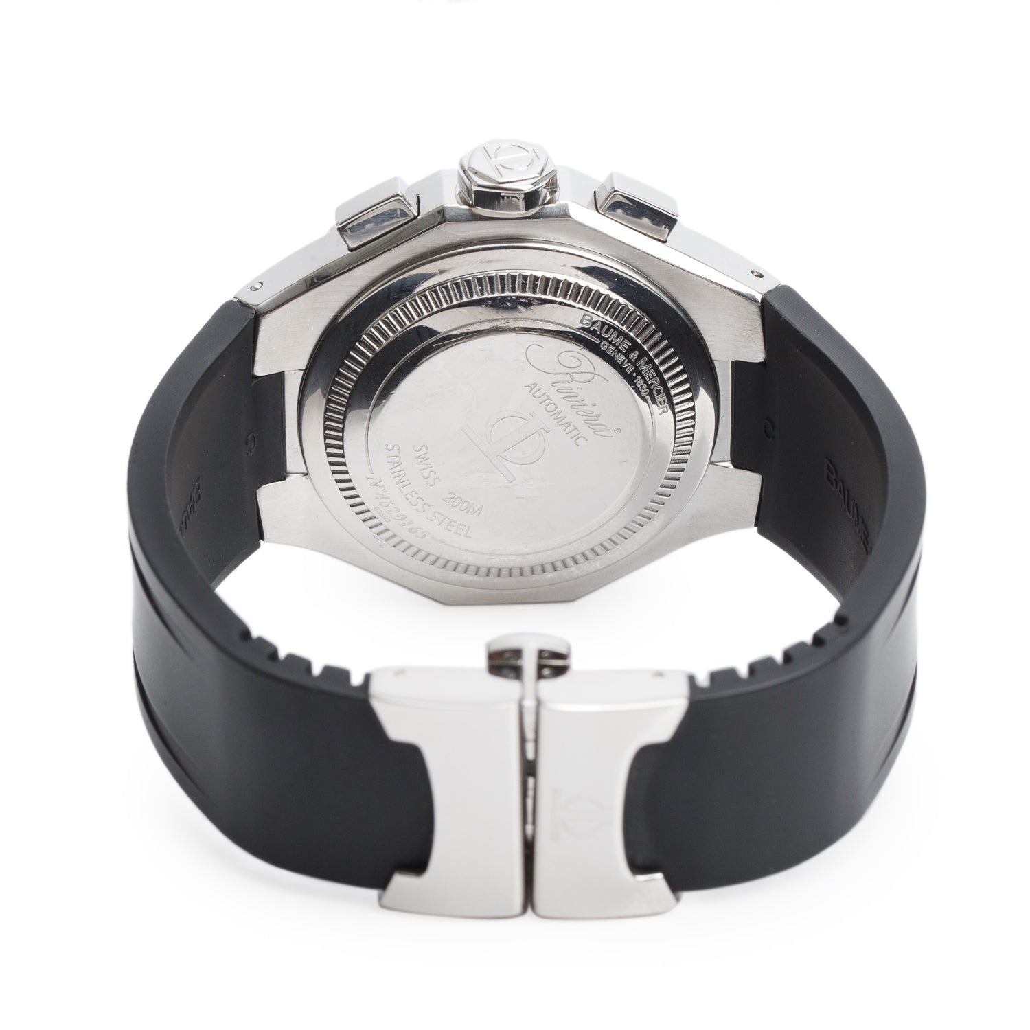 Baume & Mercier Stainless Steel Riviera 43 MM Chronograph Automatic Watch 65599