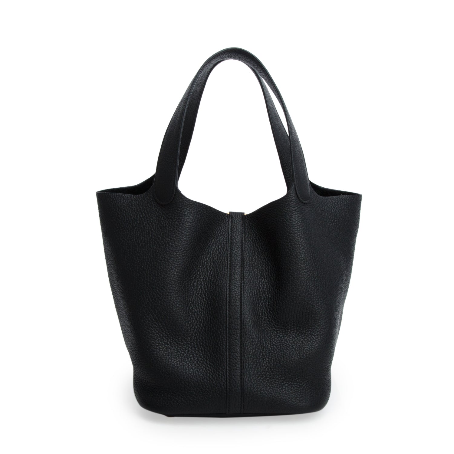 Hermes Noir Taurillon Clemence Picotin Lock 22