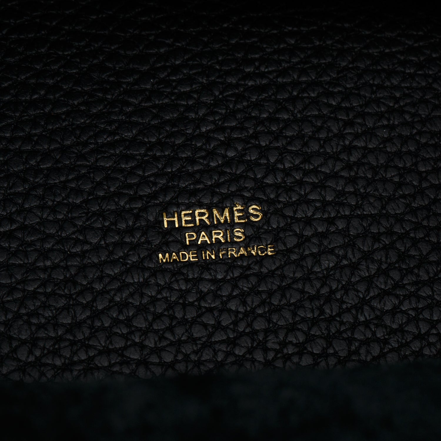 Hermes Noir Taurillon Clemence Picotin Lock 22