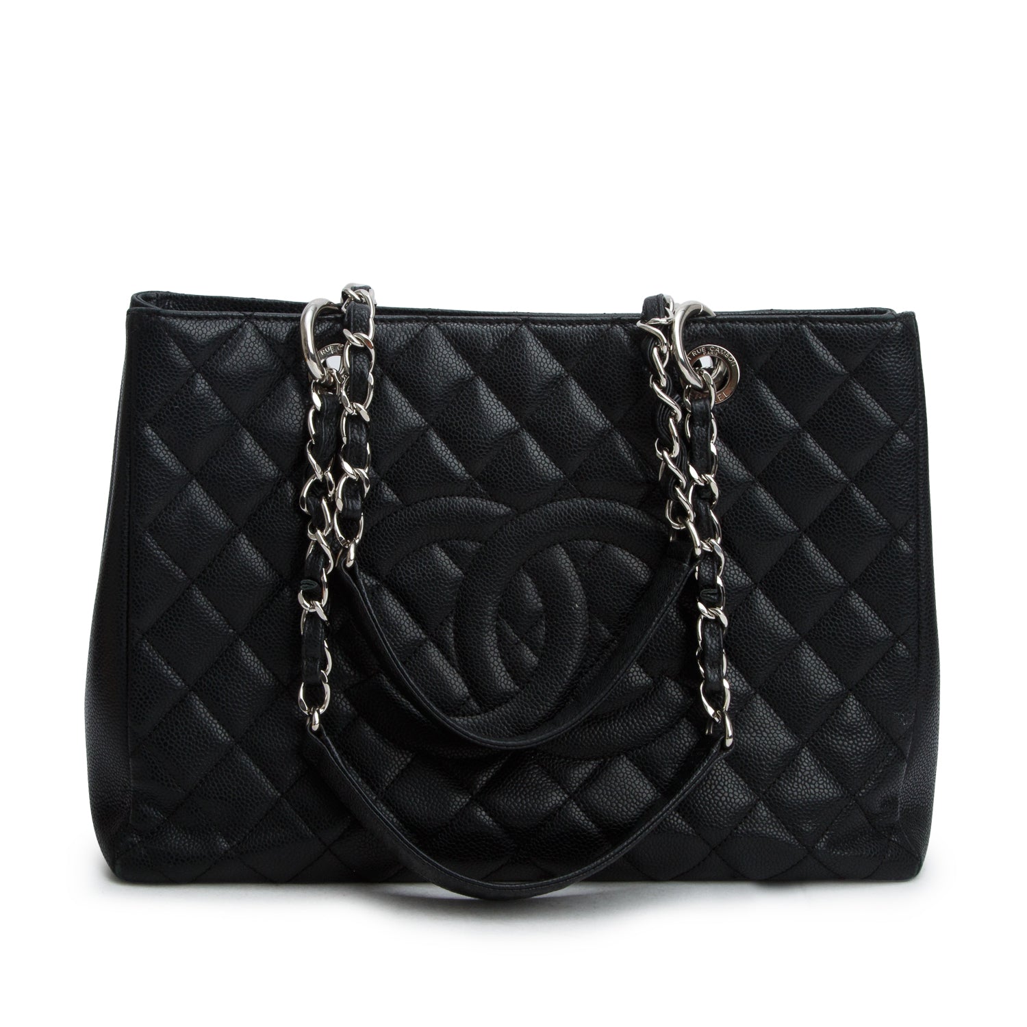 Chanel Black Caviar Leather Grand Shopping Tote (GST)