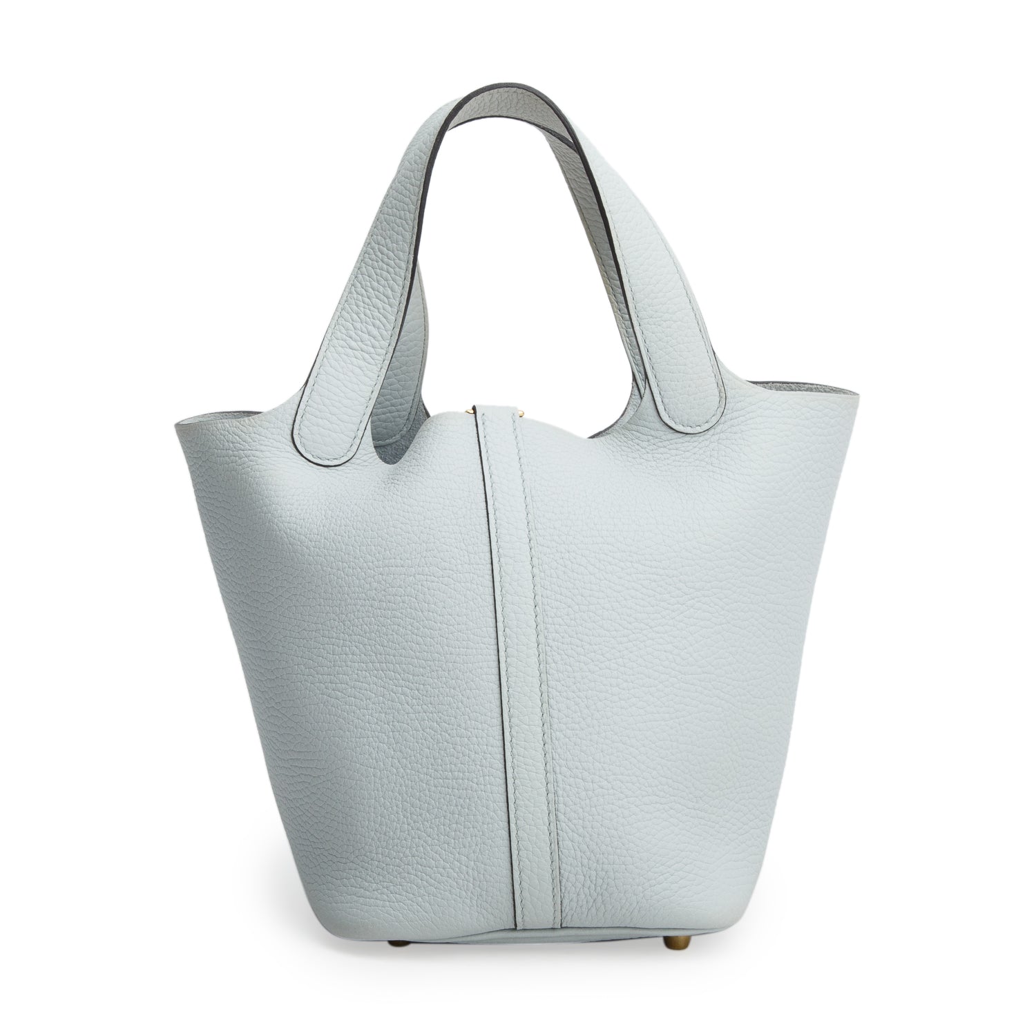 Hermes 2021 Bleu Zephyr Clemence Picotin Lock 18