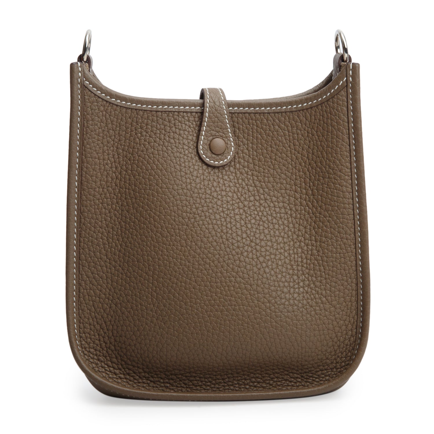 Hermes 2020 Etoupe/Bleu Nuit Taurillon Clemence Amazone Evelyne TPM 16