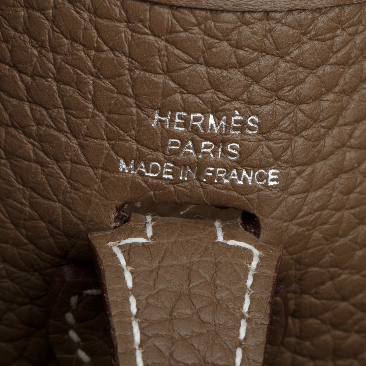Hermes 2020 Etoupe/Bleu Nuit Taurillon Clemence Amazone Evelyne TPM 16